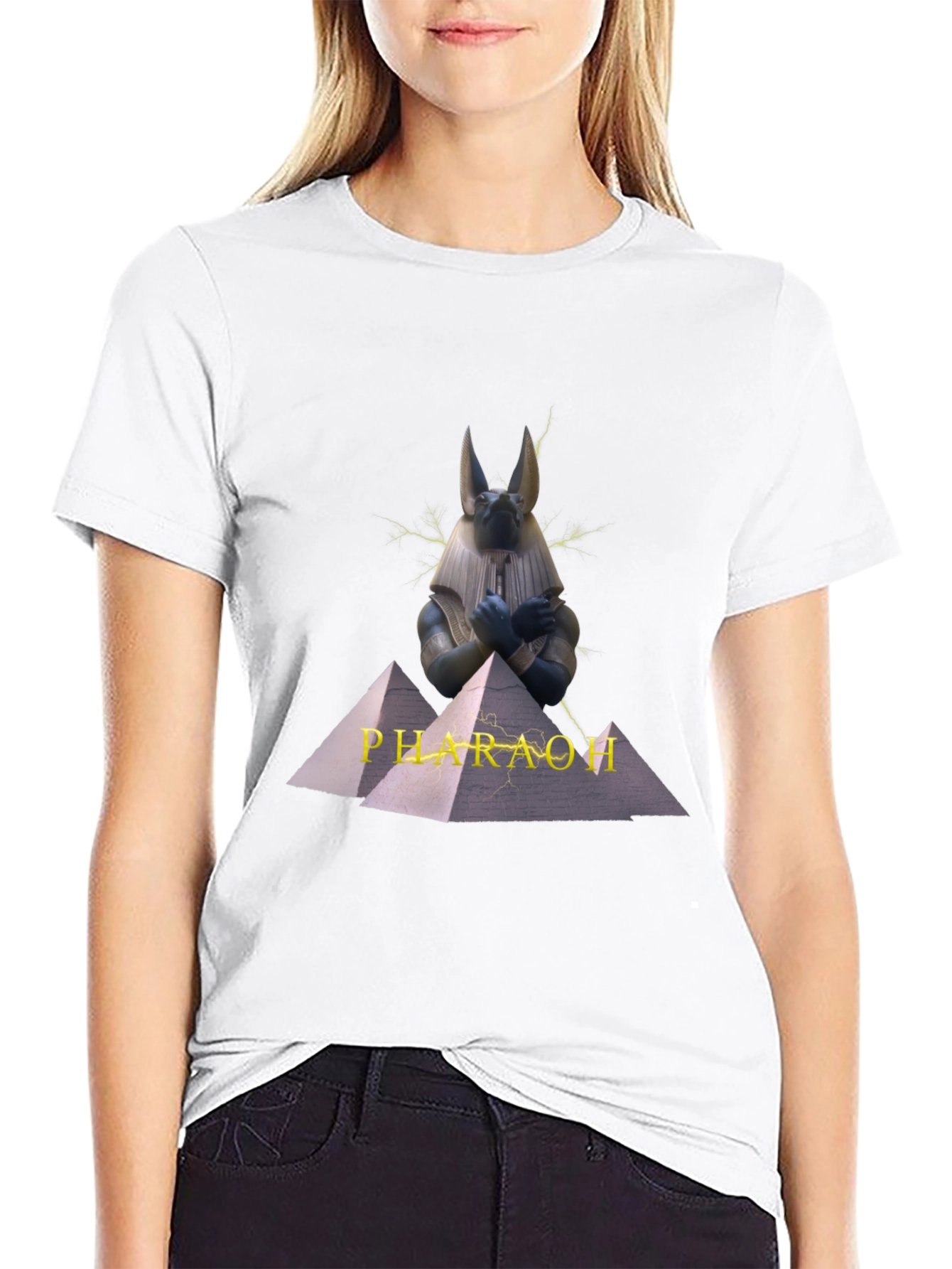 Anubis Pharaoh Black T-Shirt