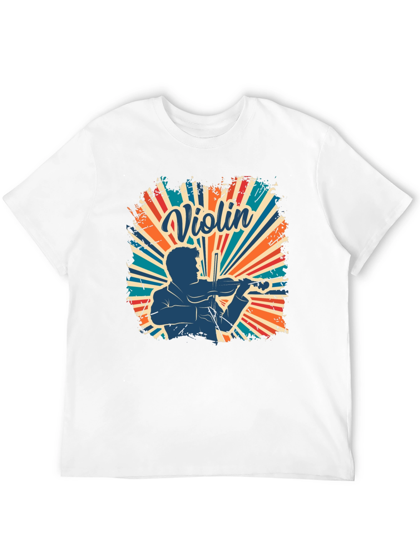 Violin Player Retro T-Shirt - Musician Design