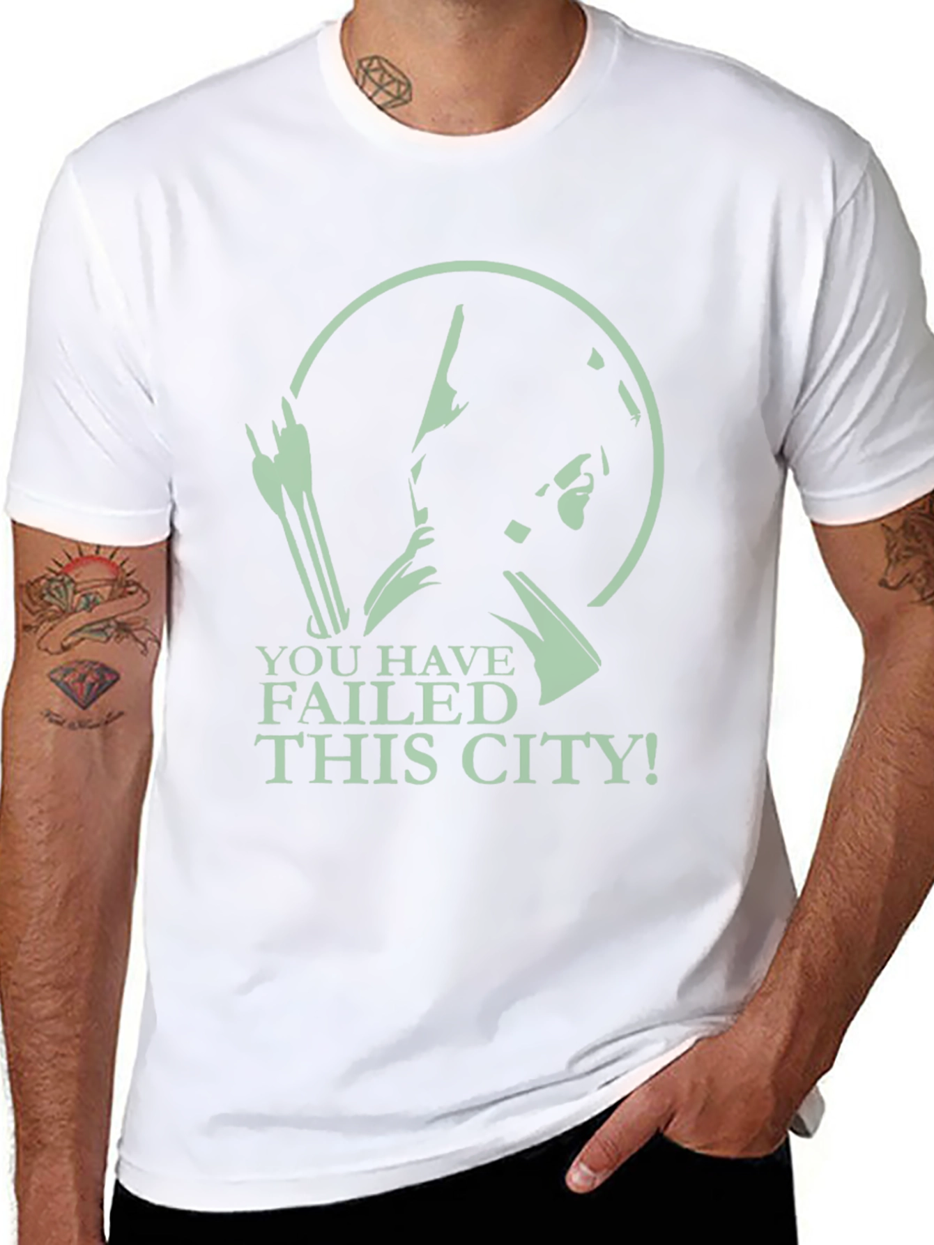 Green Arrow T-Shirt - You Have Failed This City