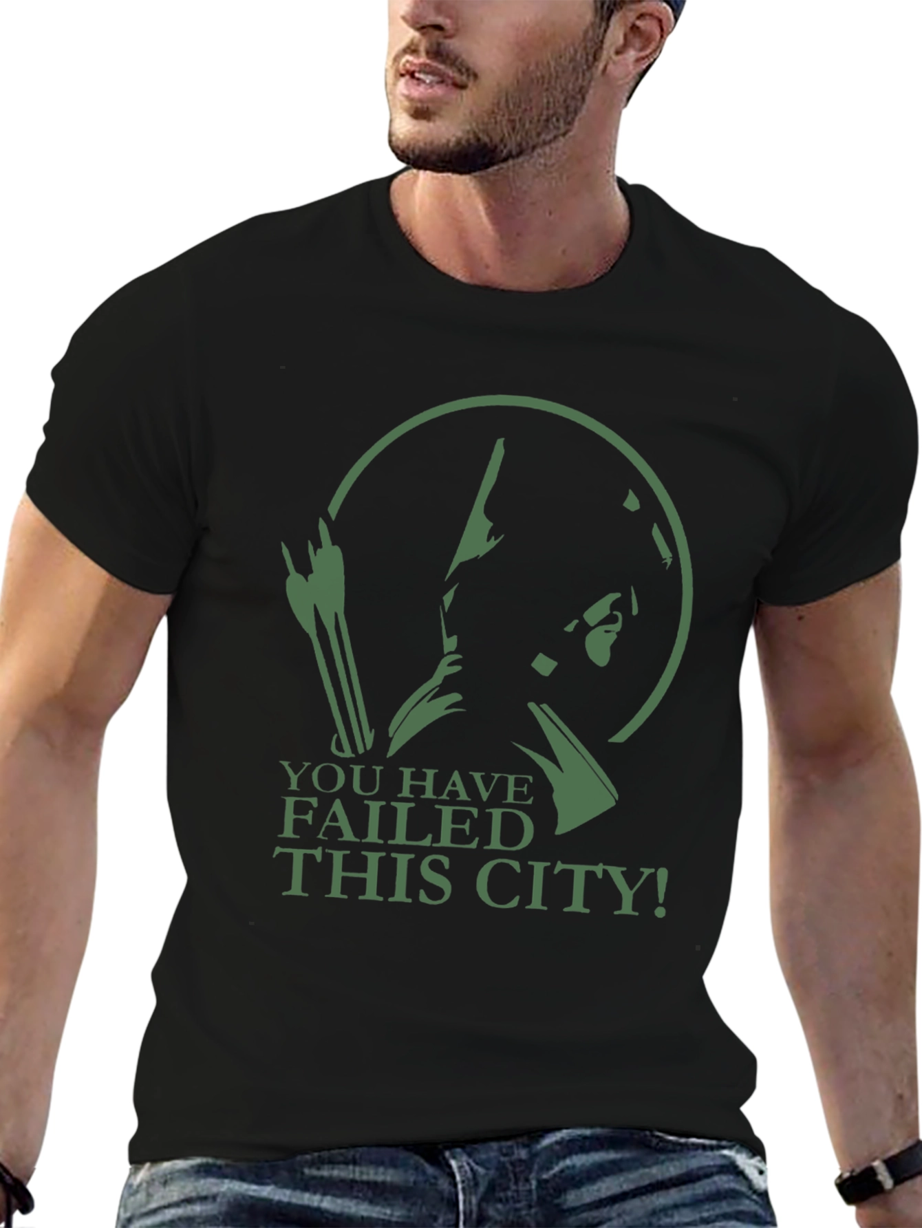 Green Arrow T-Shirt - You Have Failed This City