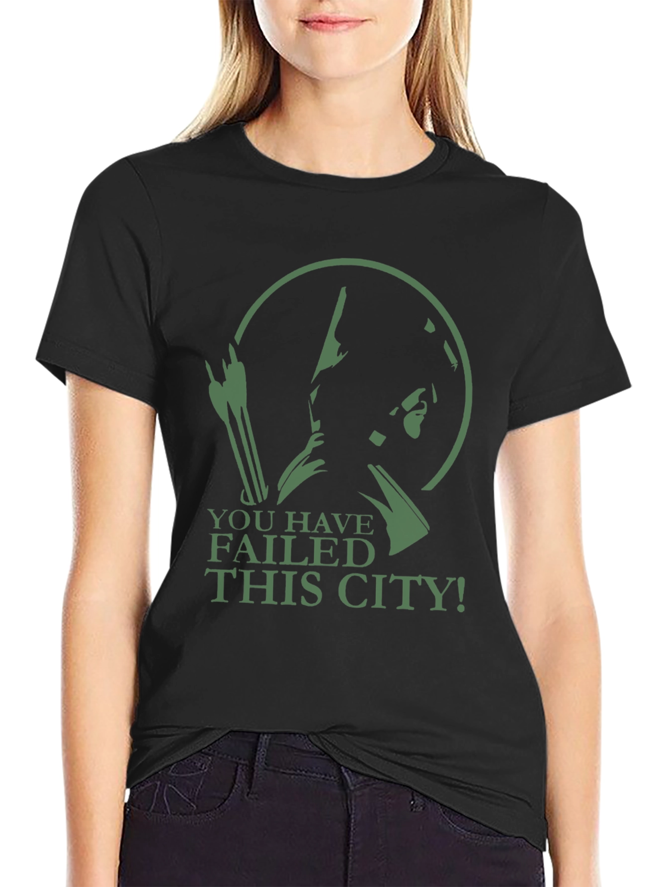 Green Arrow T-Shirt - You Have Failed This City