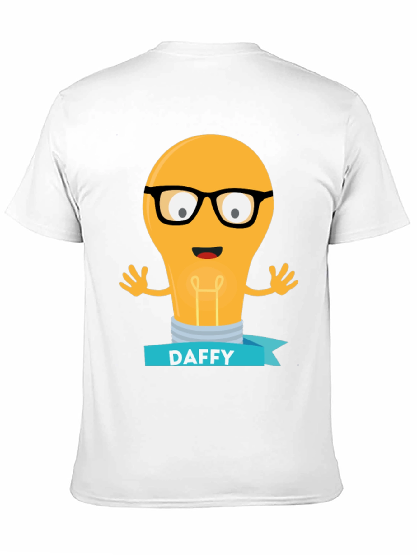 Daffy Cartoon Light Bulb T-Shirt