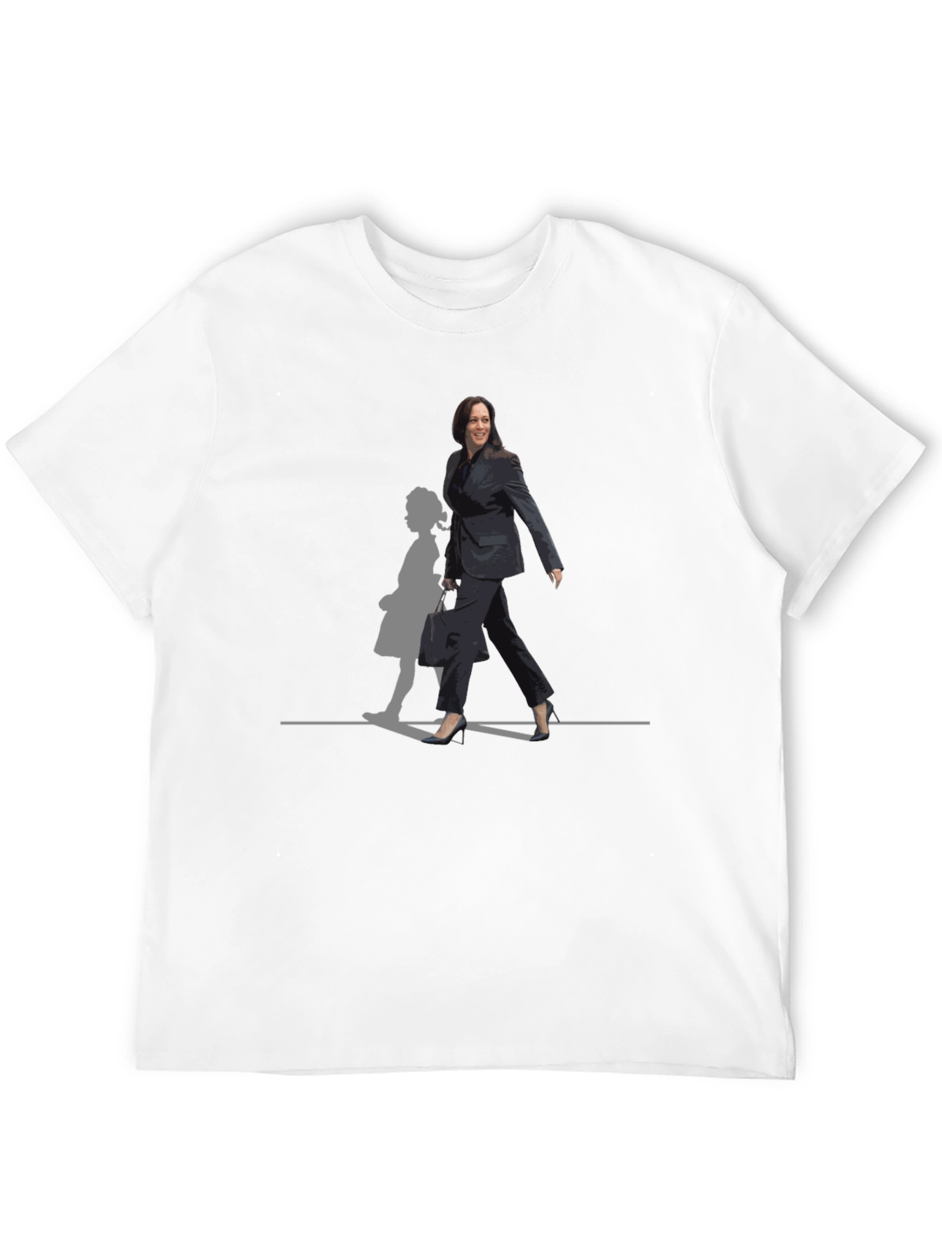 Kamala Harris T-Shirt - Walking Silhouette Design