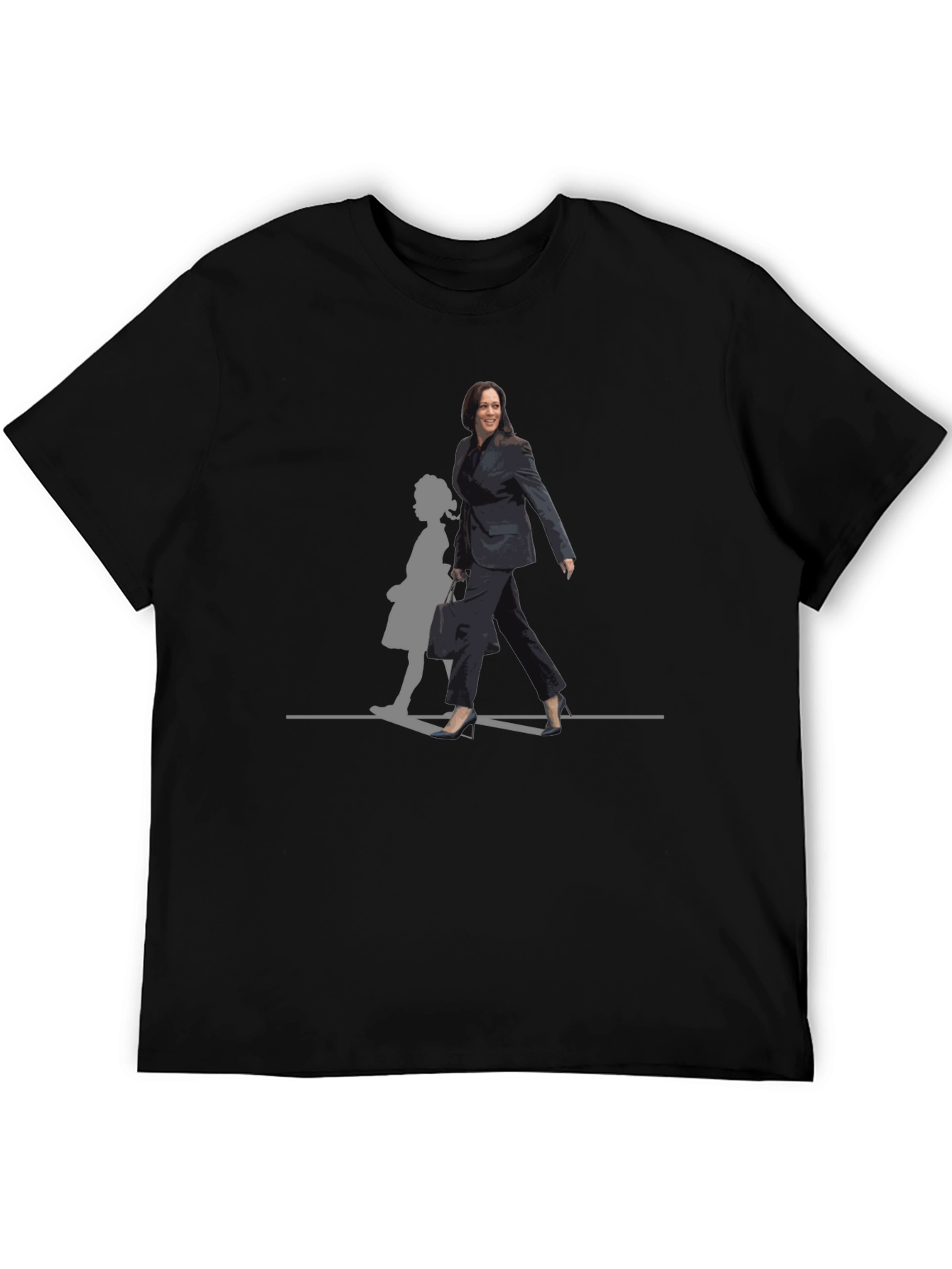 Kamala Harris T-Shirt - Walking Silhouette Design
