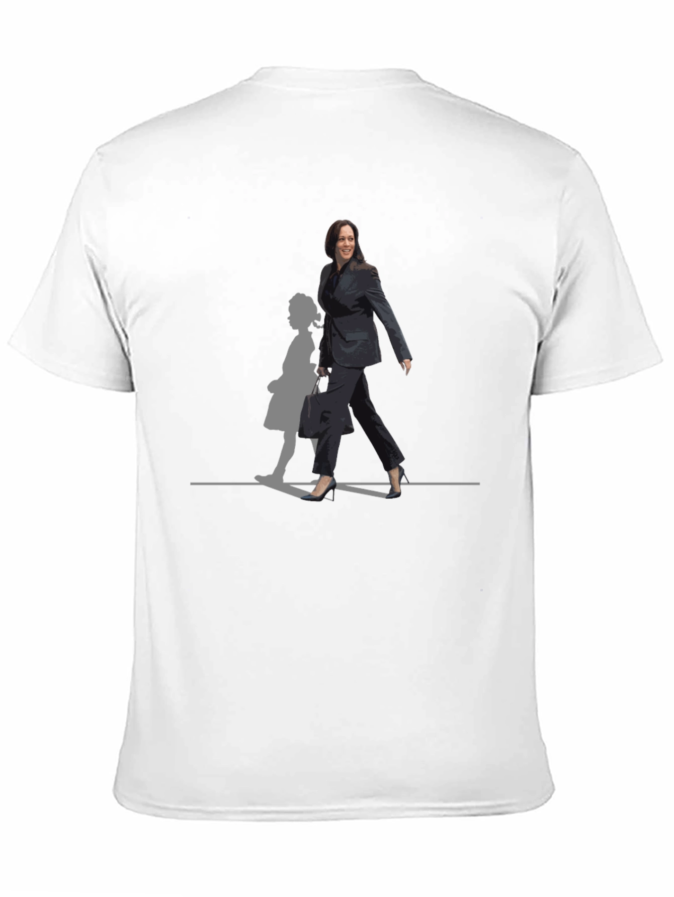 Kamala Harris T-Shirt - Walking Silhouette Design