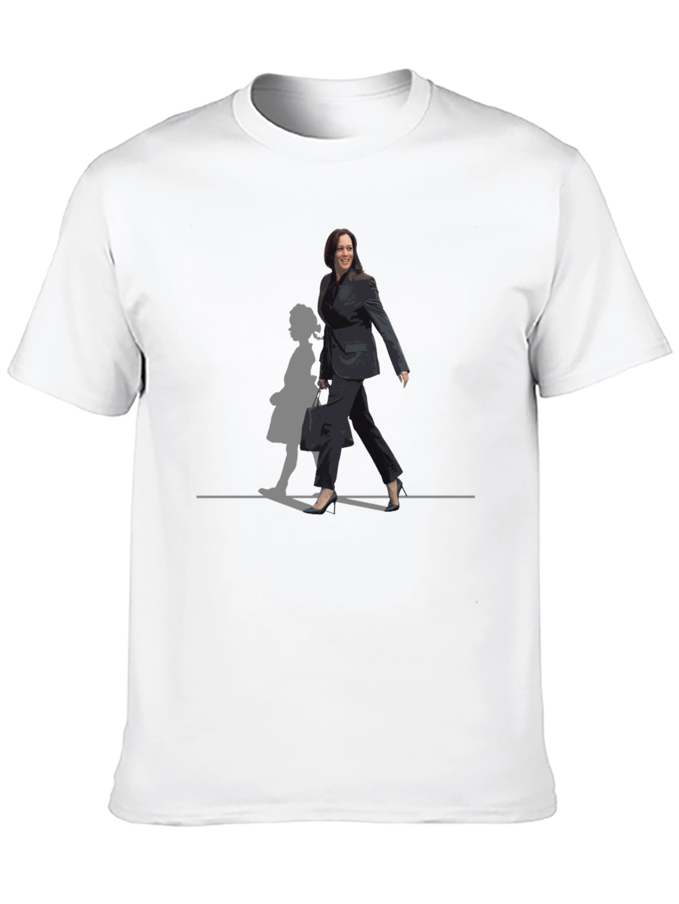 Kamala Harris T-Shirt - Walking Silhouette Design