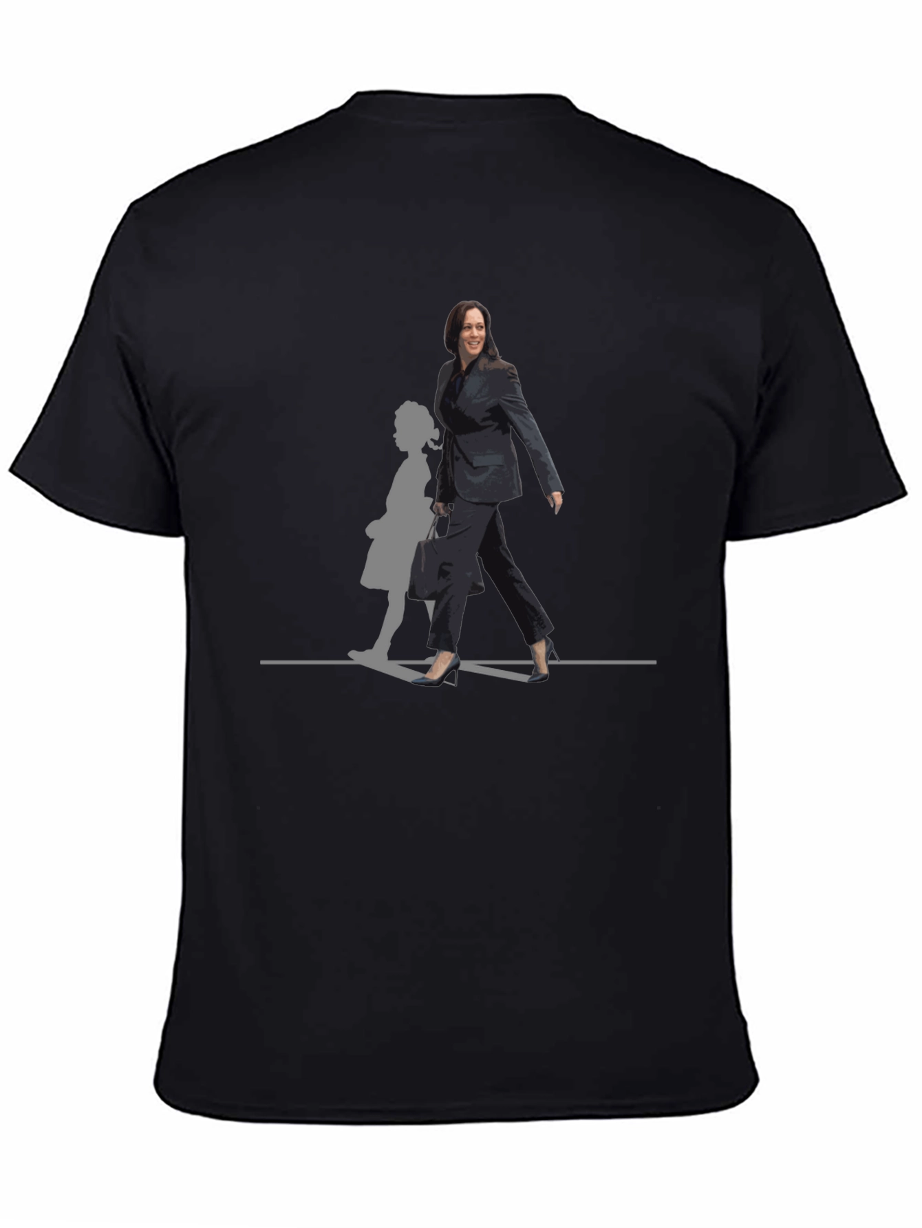 Kamala Harris T-Shirt - Walking Silhouette Design