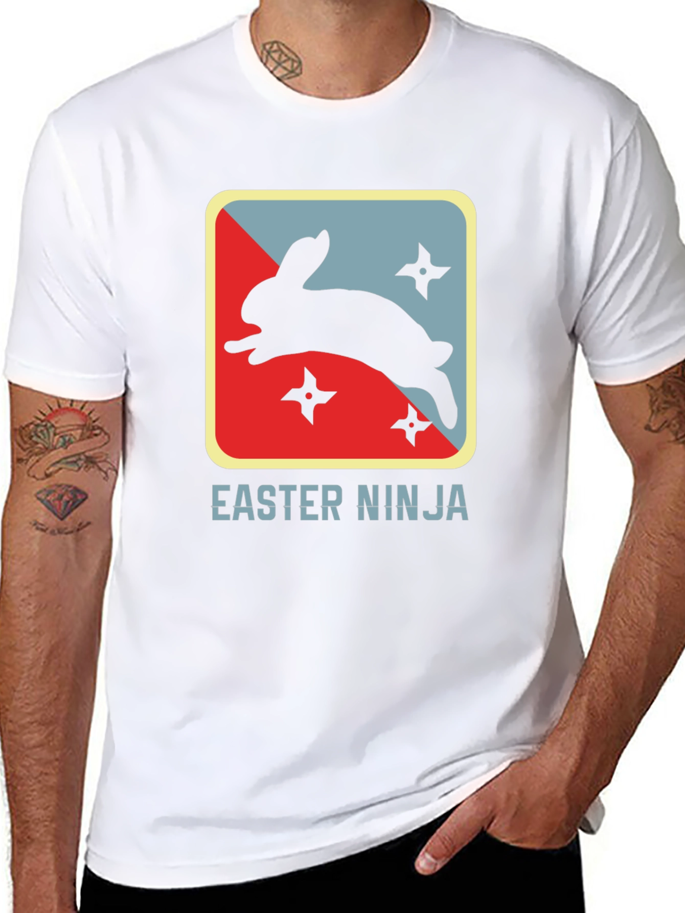 Easter Ninja T-Shirt - Funny Easter Bunny Tee