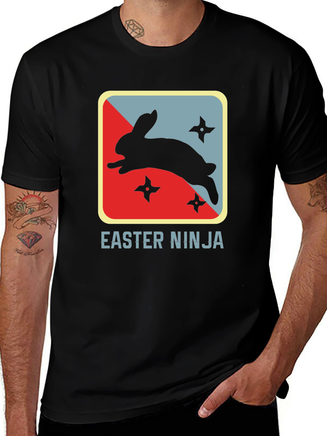 Easter Ninja T-Shirt - Funny Easter Bunny Tee