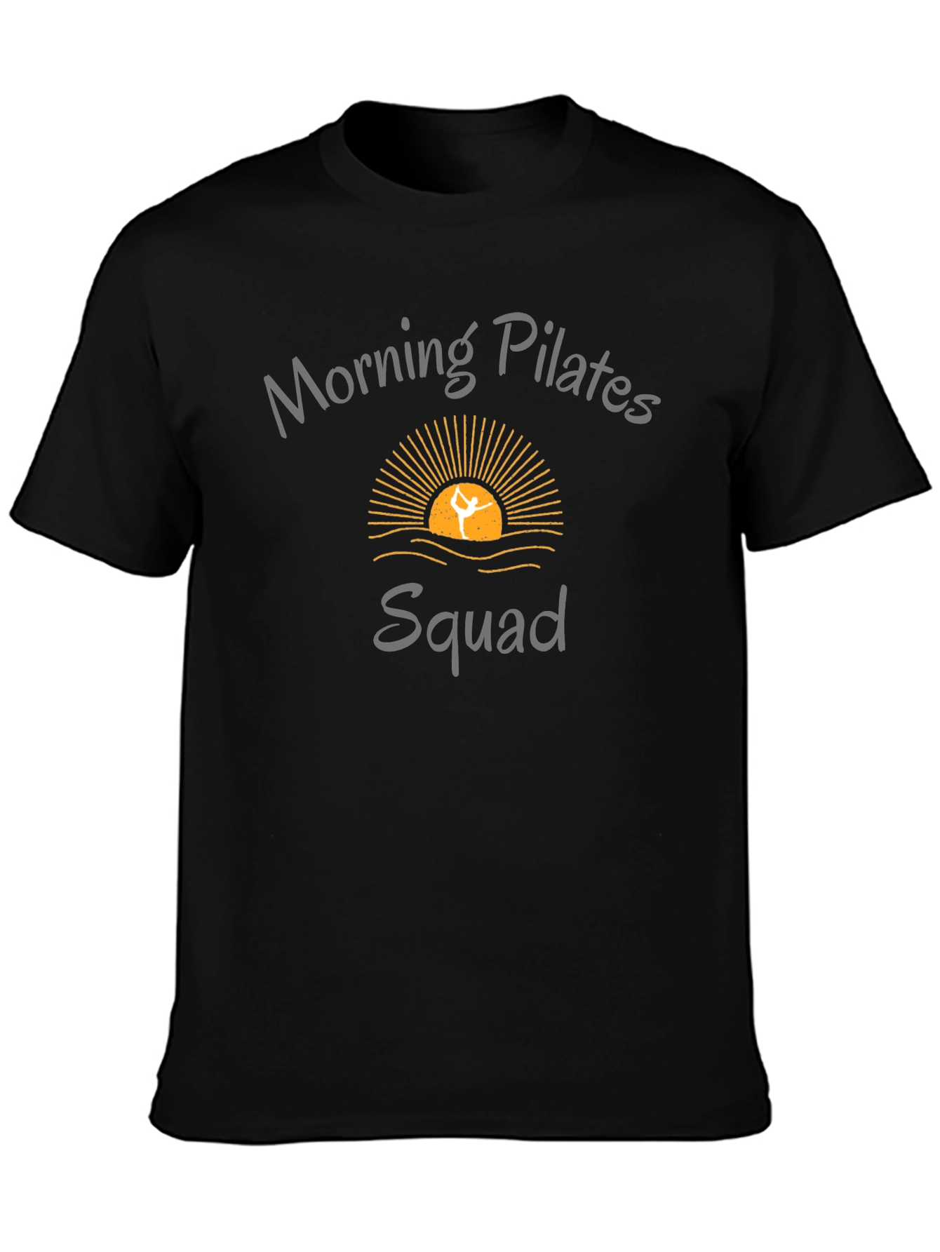 Pilates Squad Graphic Tee - Black