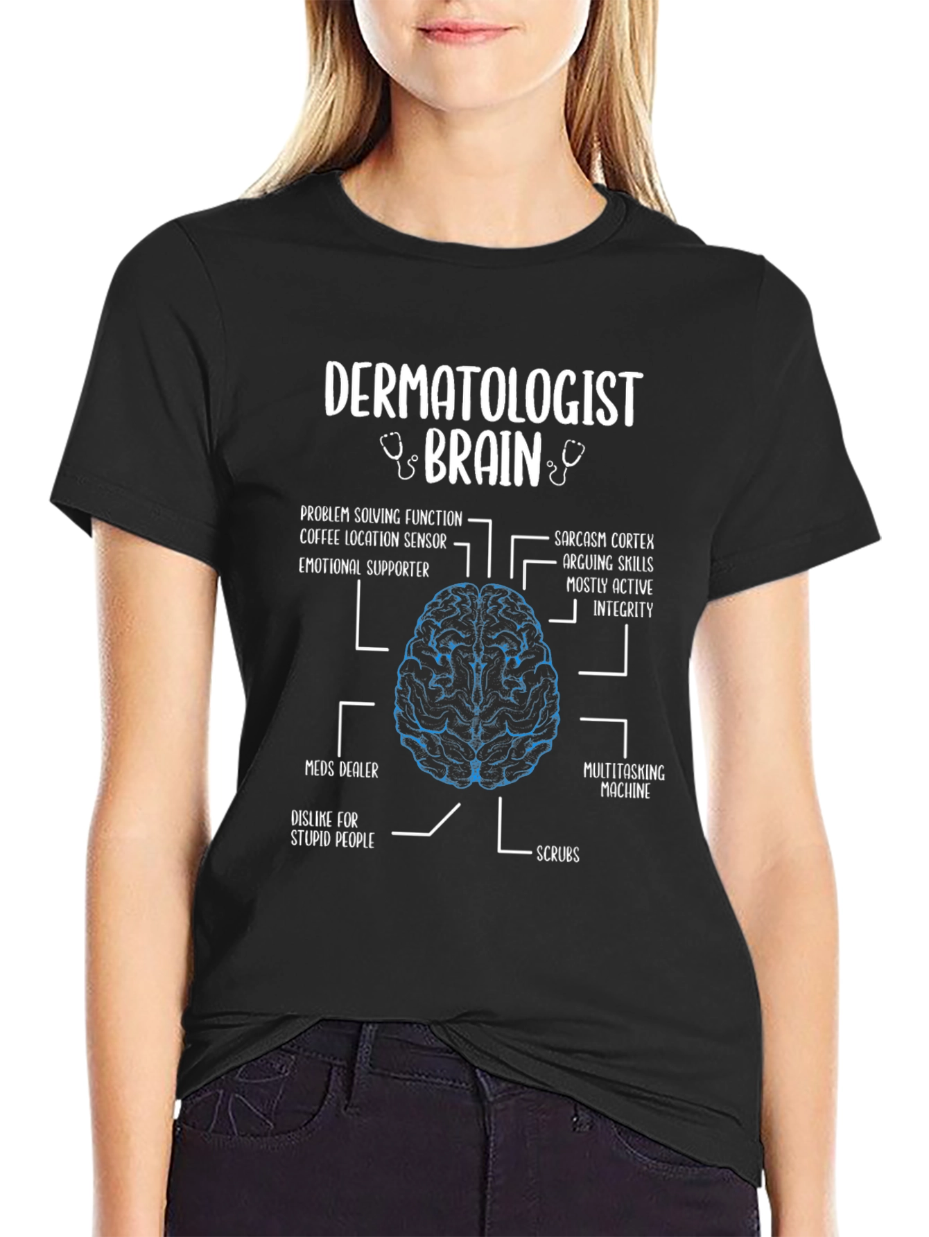 Dermatologist Brain Anatomy T-Shirt