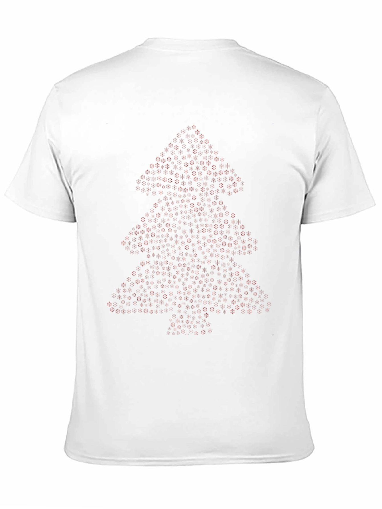 Festive Holiday Tree Black T-Shirt
