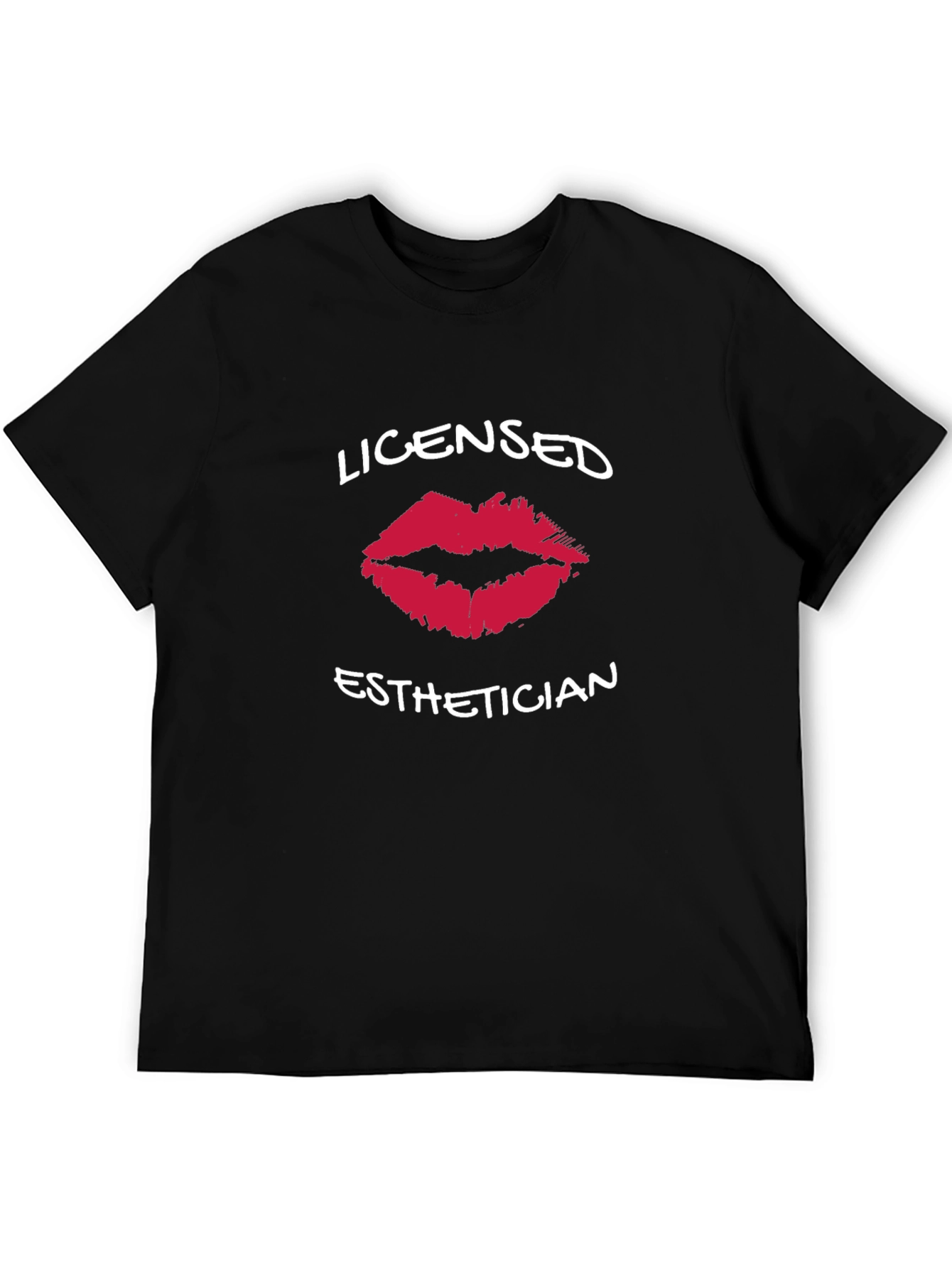 Licensed Esthetician Lips Graphic Tee
