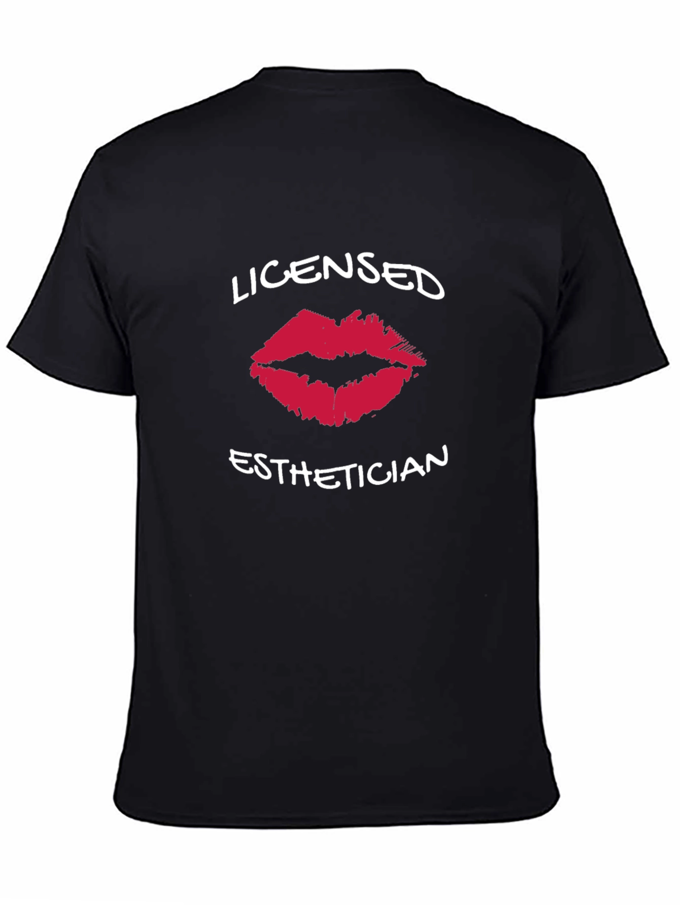 Licensed Esthetician Lips Graphic Tee