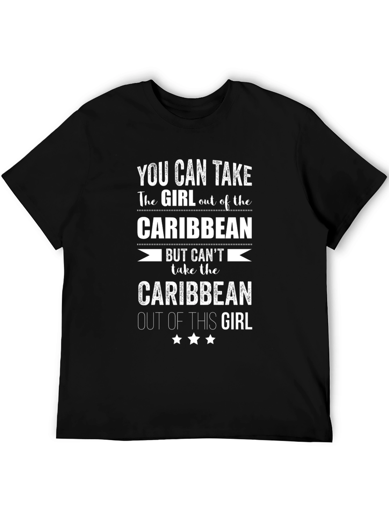 Caribbean Girl T-Shirt -  Funny Graphic Tee