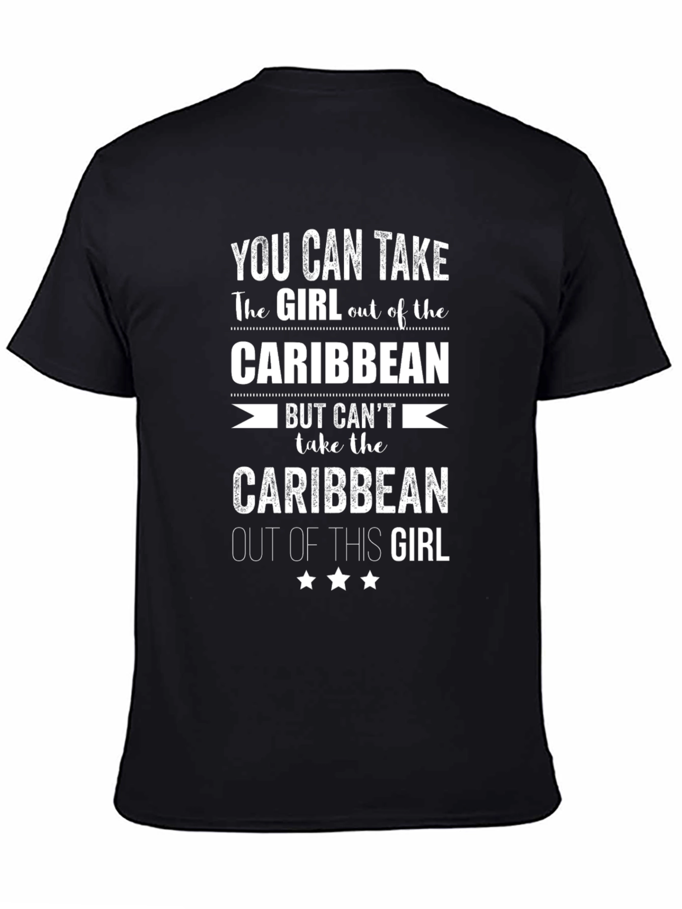Caribbean Girl T-Shirt -  Funny Graphic Tee