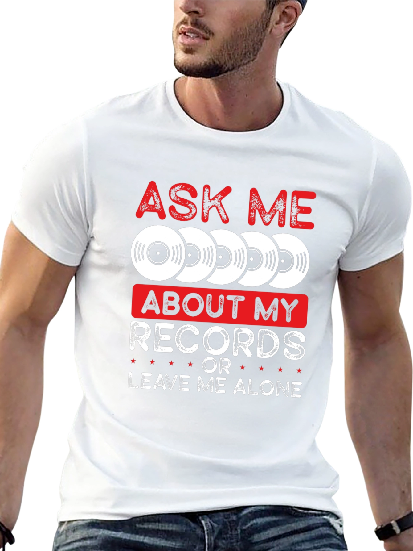 Ask Me About My Records T-Shirt