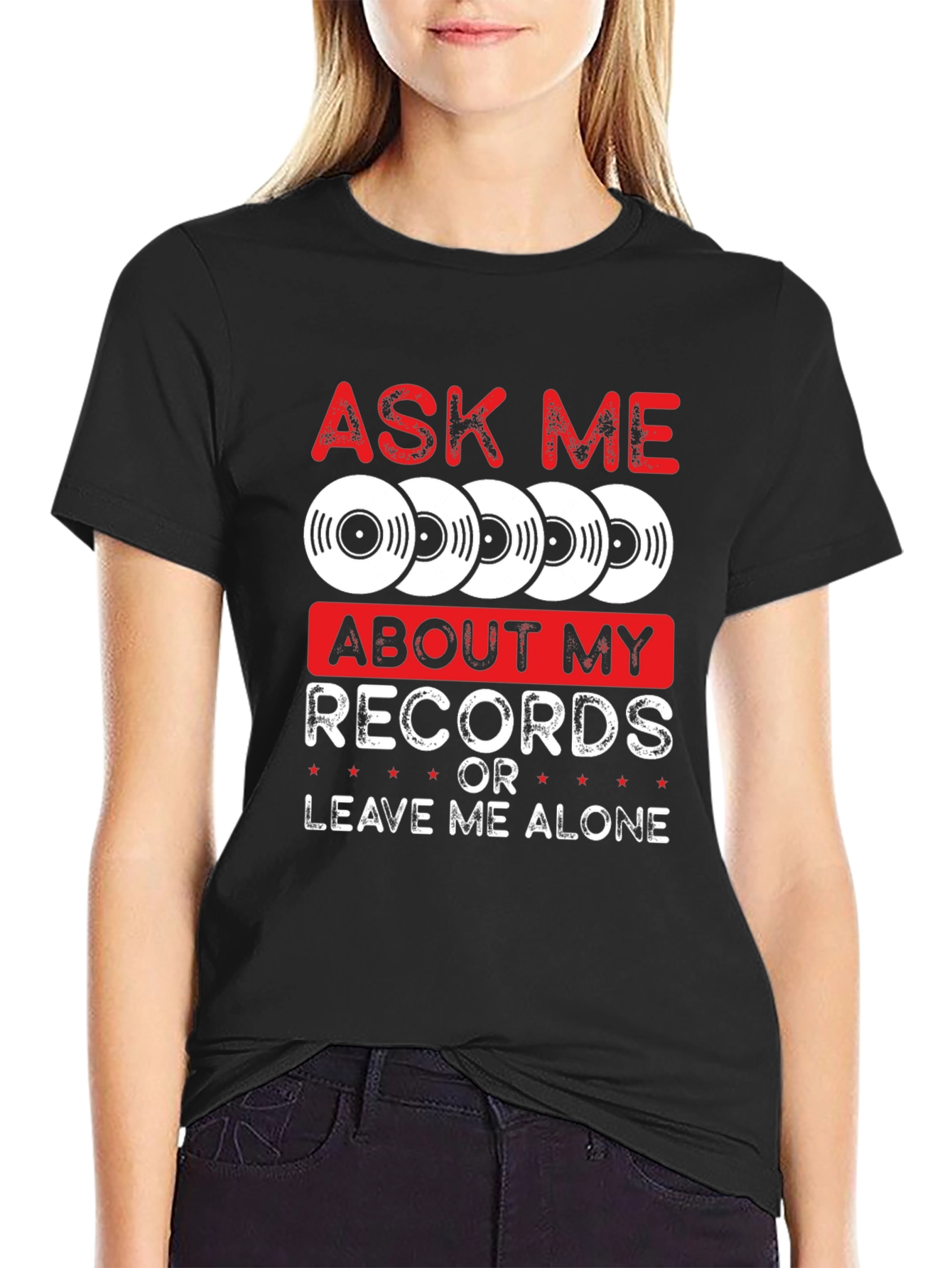 Ask Me About My Records T-Shirt