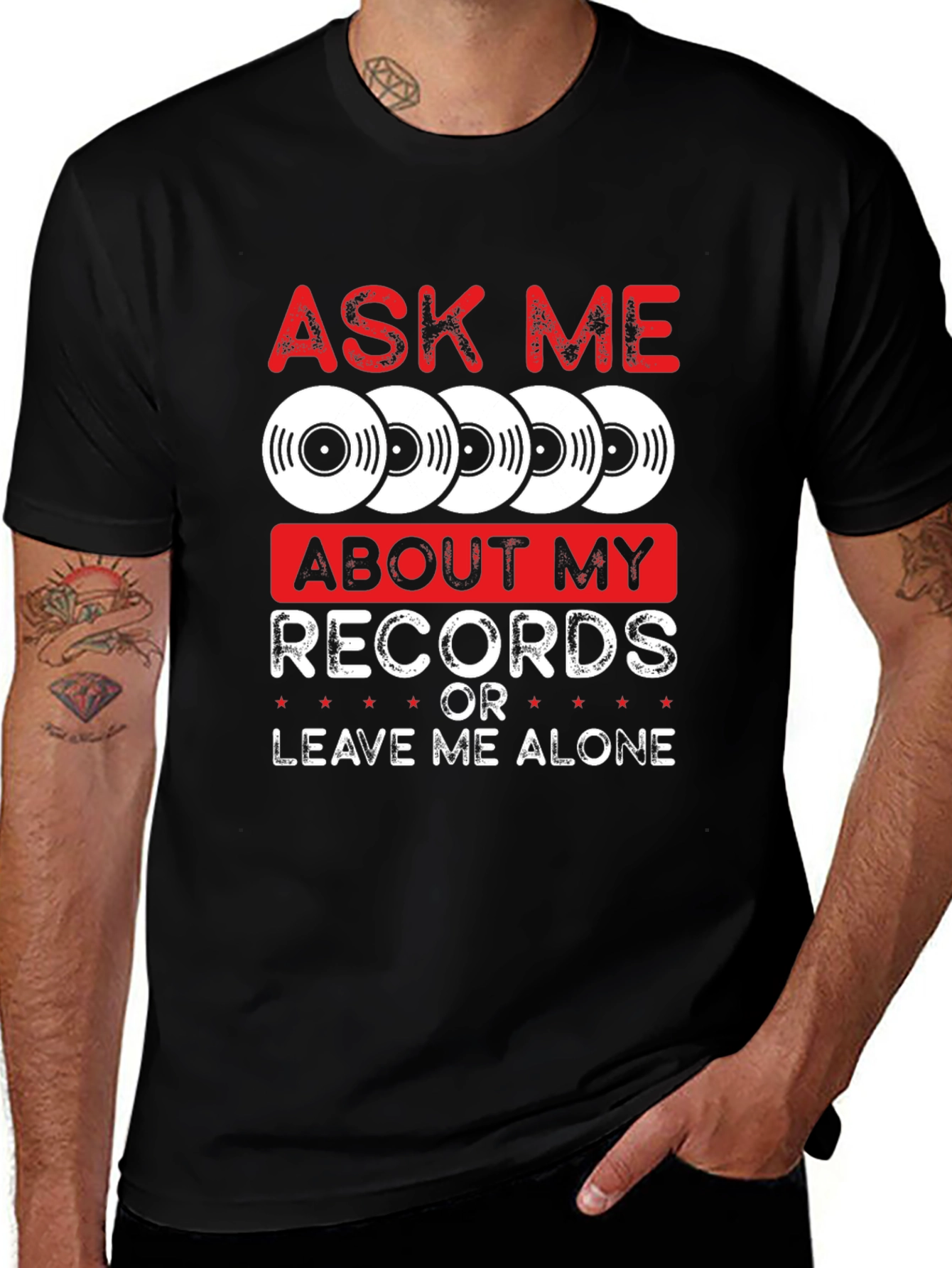 Ask Me About My Records T-Shirt