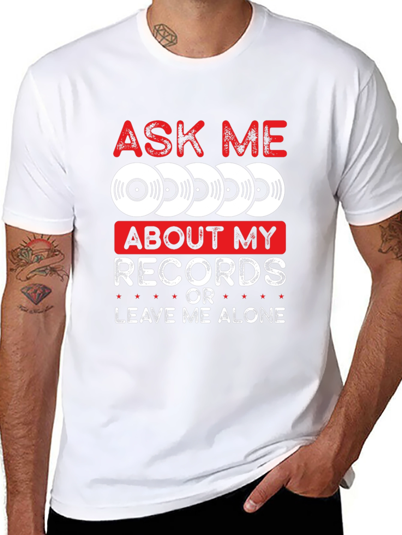 Ask Me About My Records T-Shirt