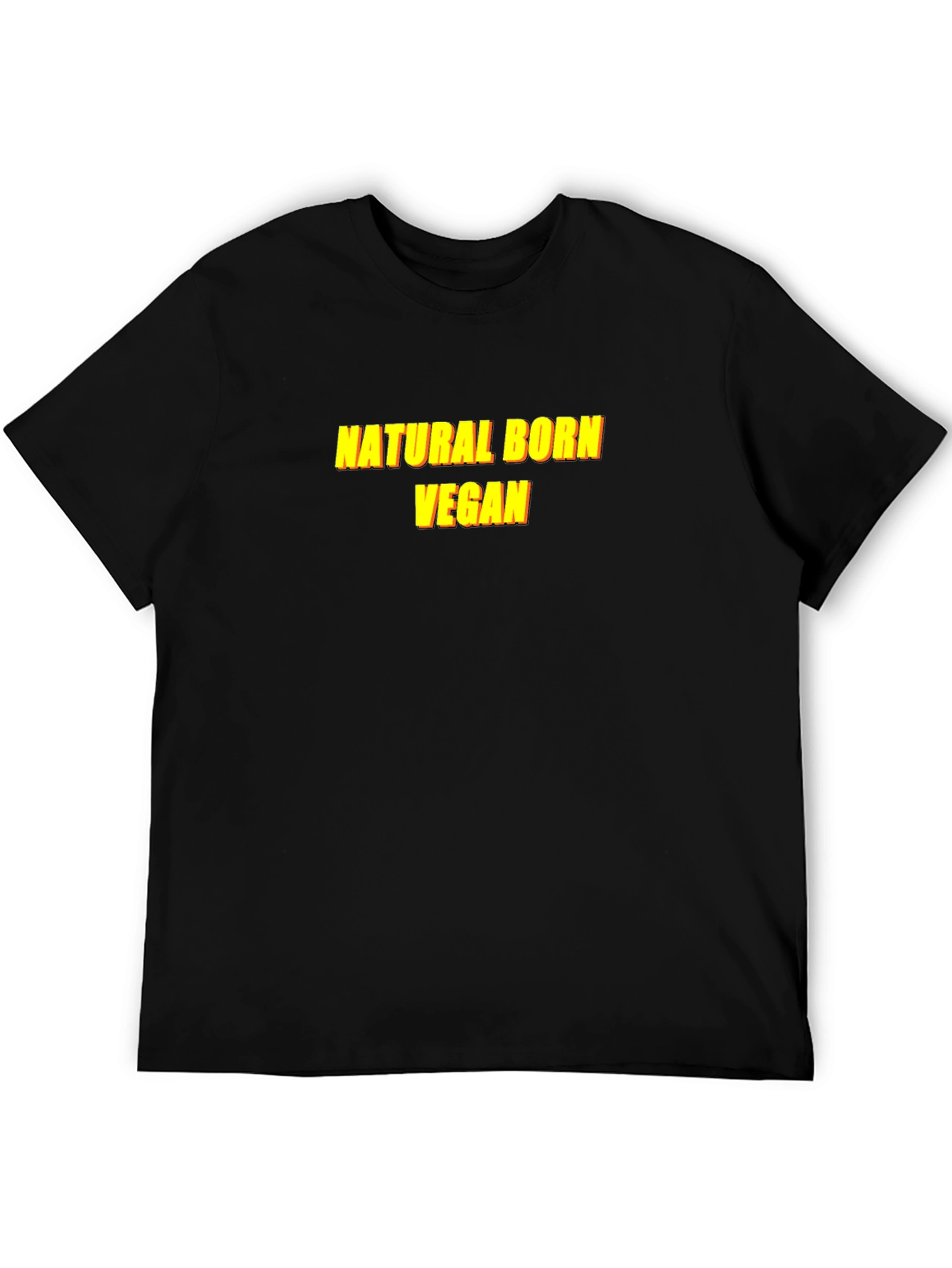 Natural Born Vegan T-Shirt - Black