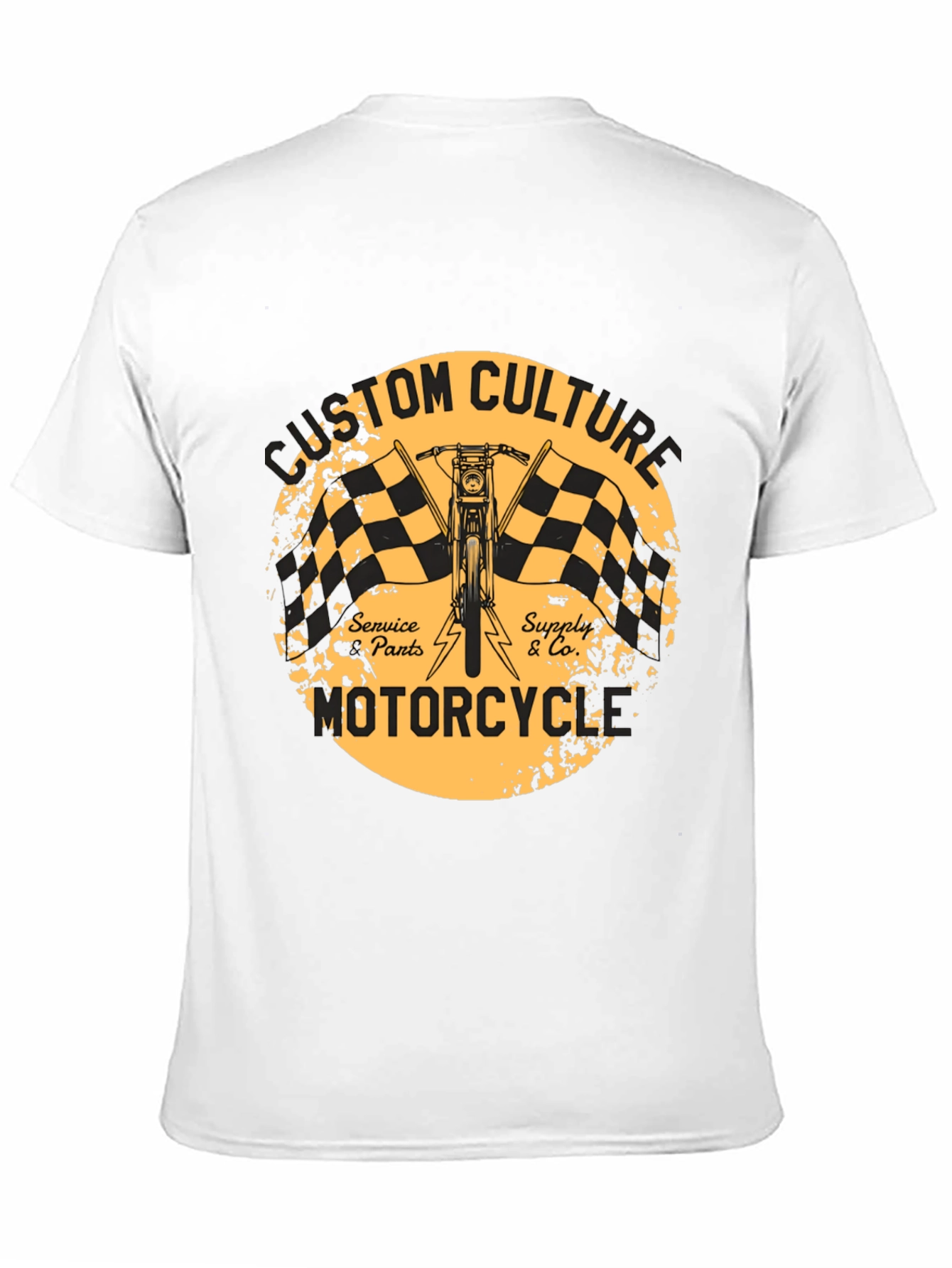 Custom Culture Motorcycle T-Shirt - Black
