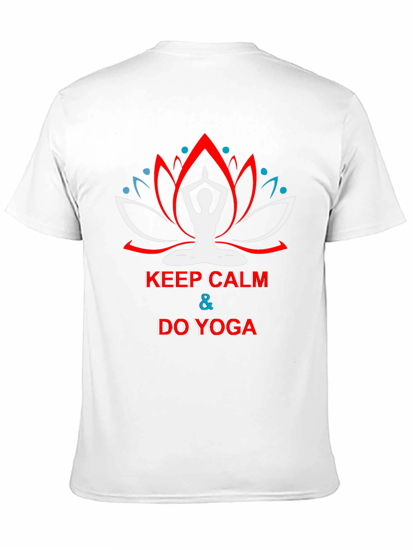 Keep Calm Do Yoga Black T-Shirt