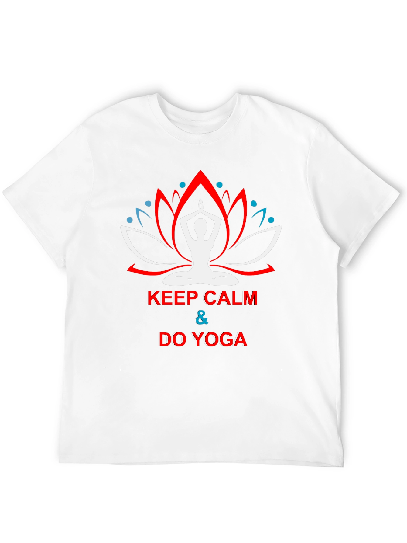 Keep Calm Do Yoga Black T-Shirt