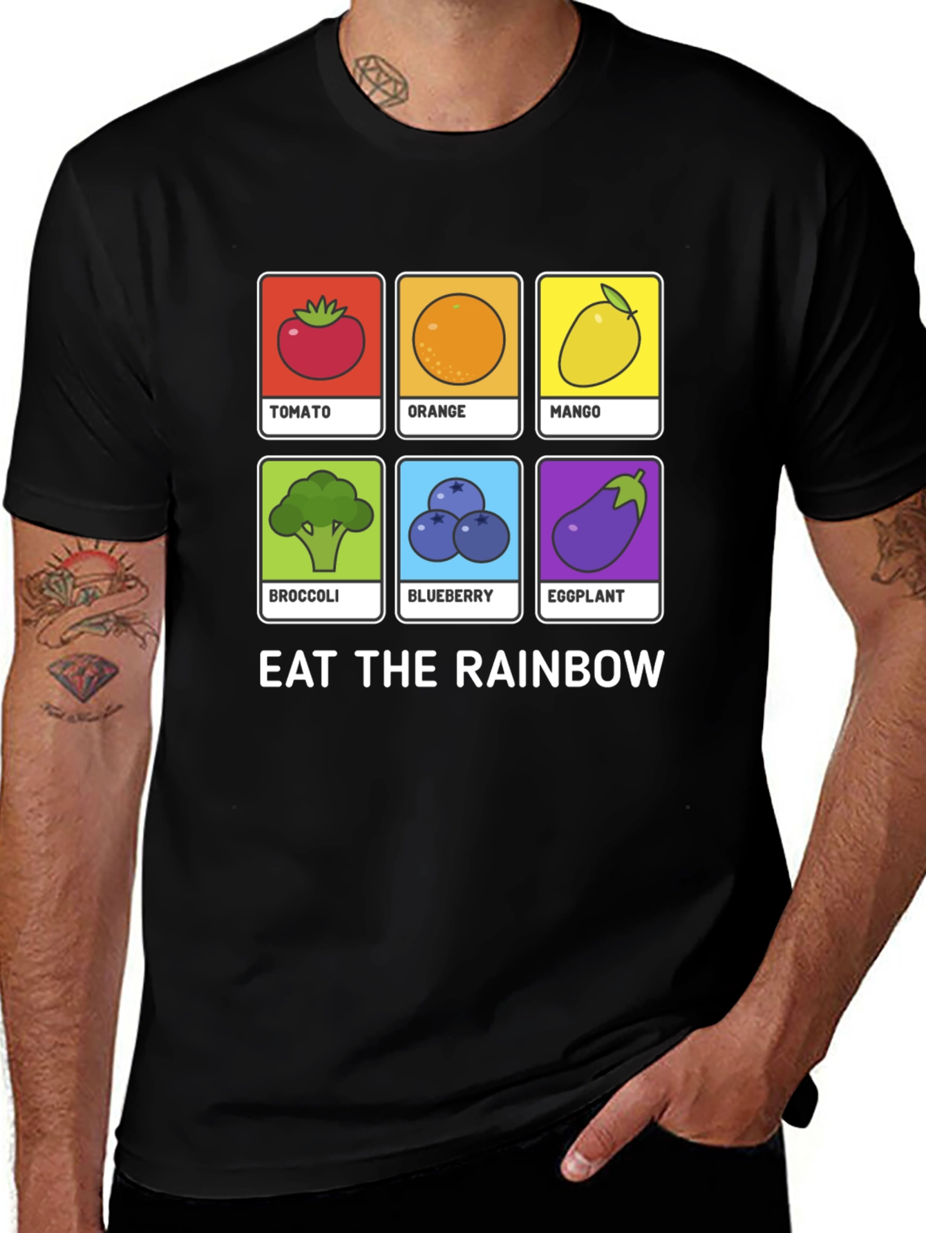 Eat the Rainbow Graphic T-Shirt