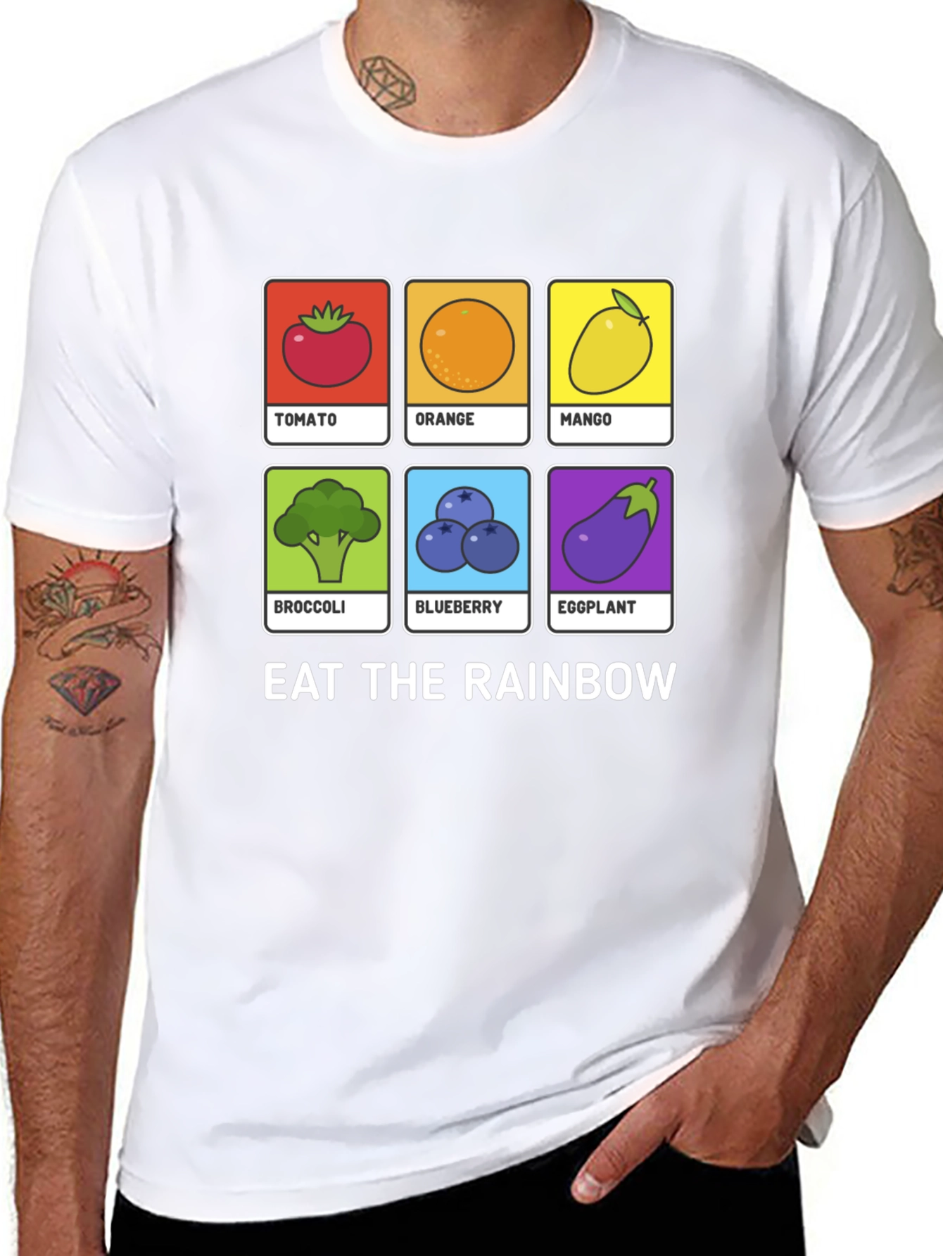 Eat the Rainbow Graphic T-Shirt