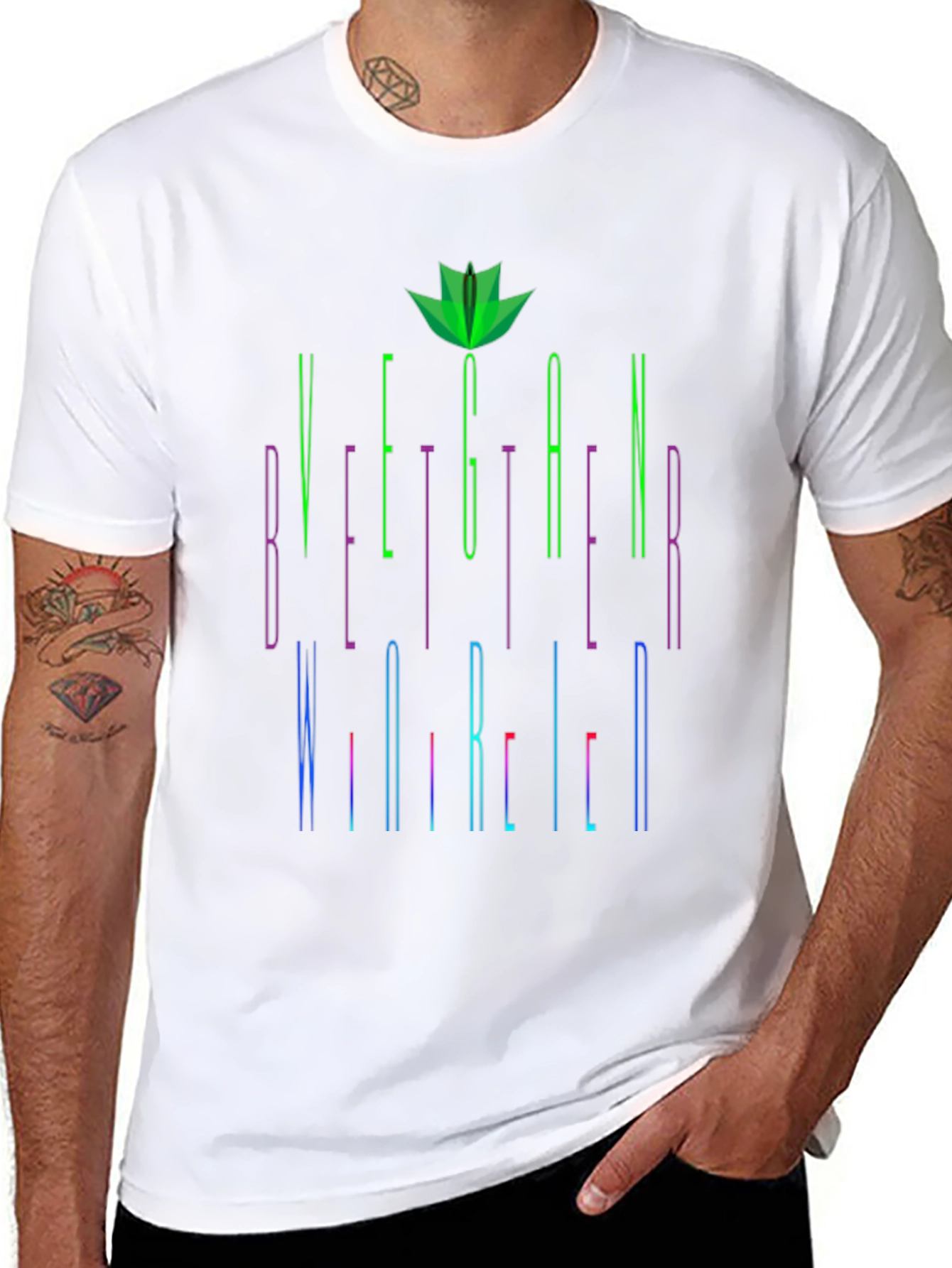 Vegan Vegetarian Warrior Graphic Tee