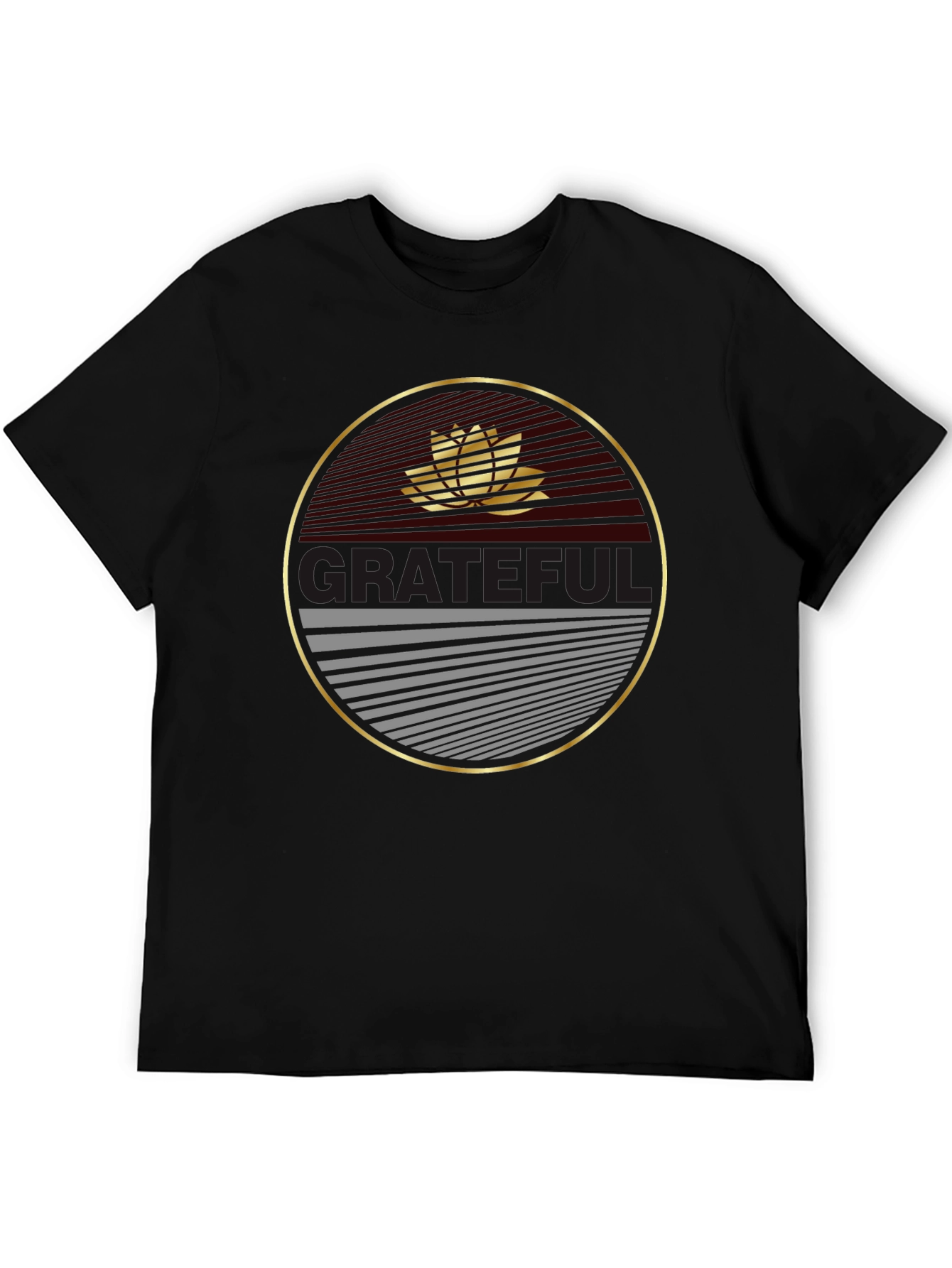 Grateful Lotus Graphic Tee - Stylish Comfort