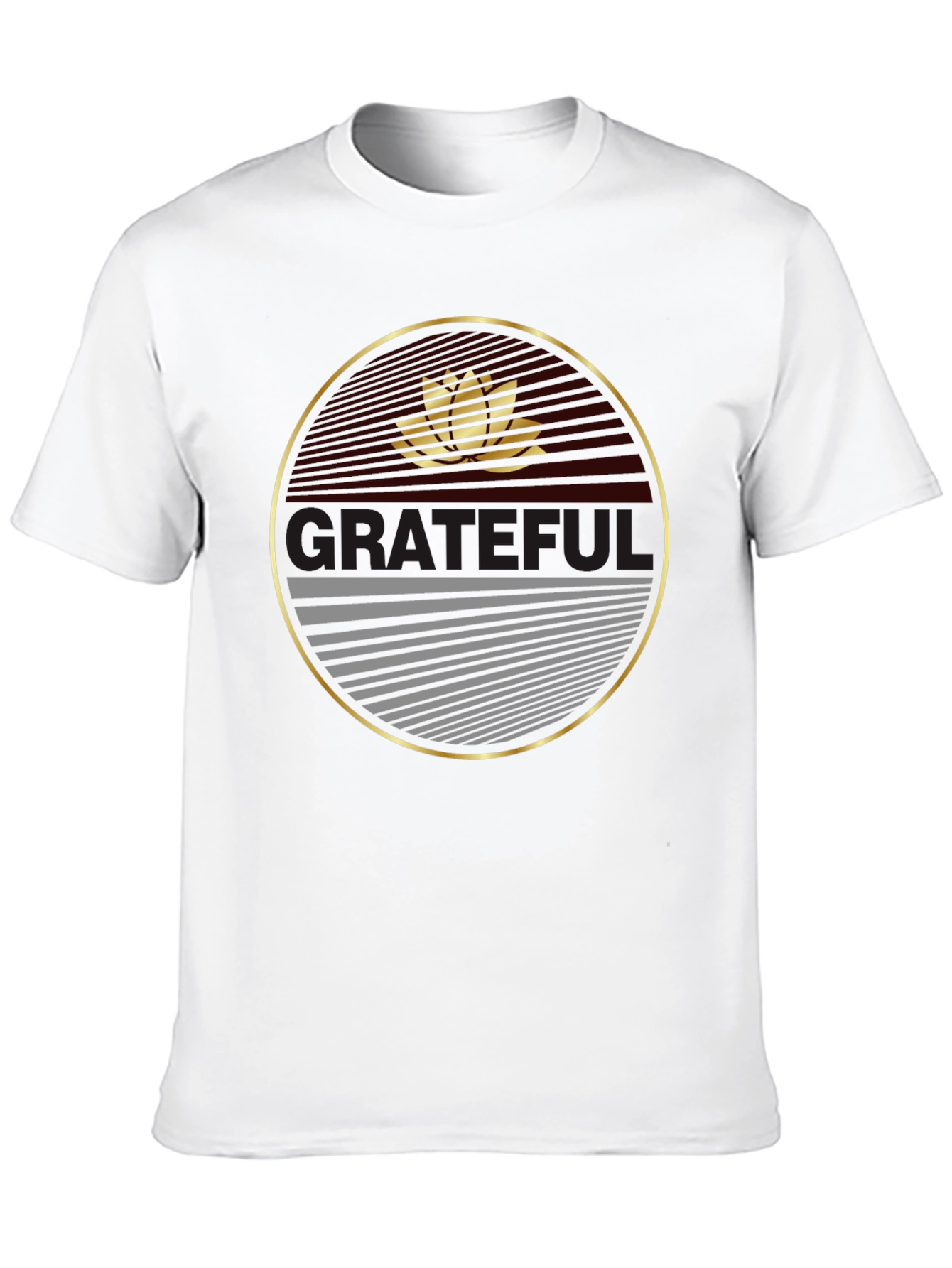 Grateful Lotus Graphic Tee - Stylish Comfort