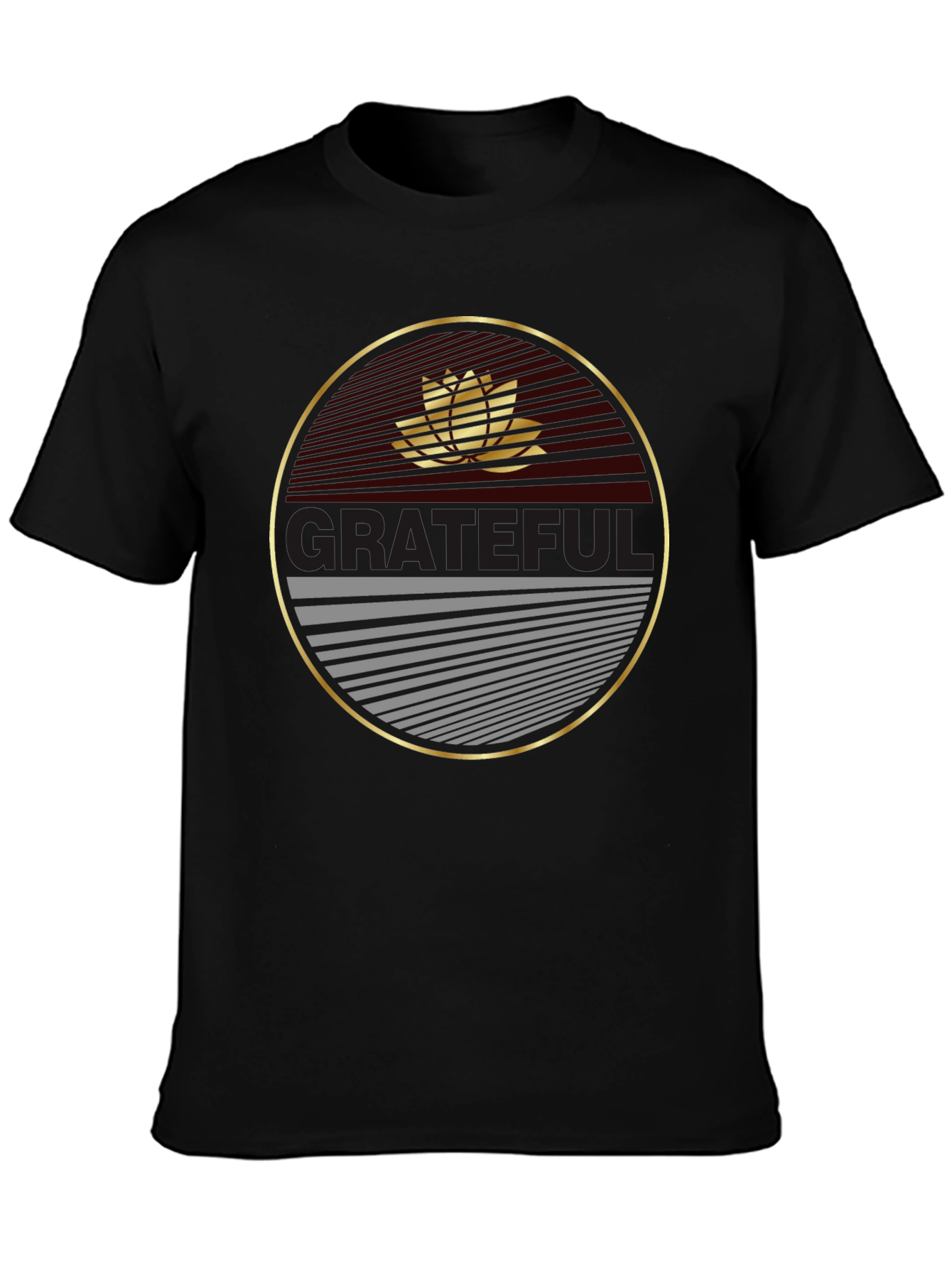 Grateful Lotus Graphic Tee - Stylish Comfort