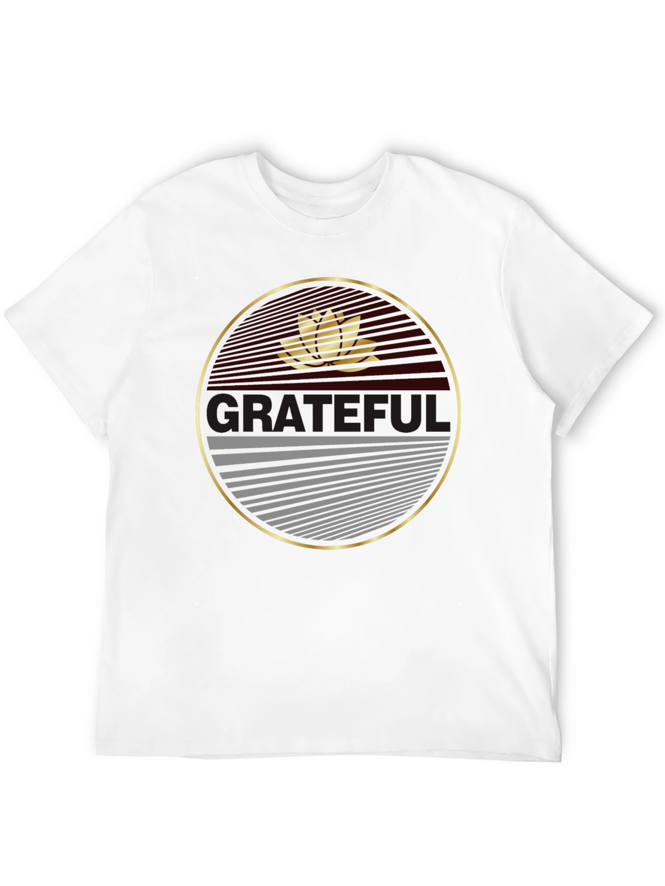 Grateful Lotus Graphic Tee - Stylish Comfort
