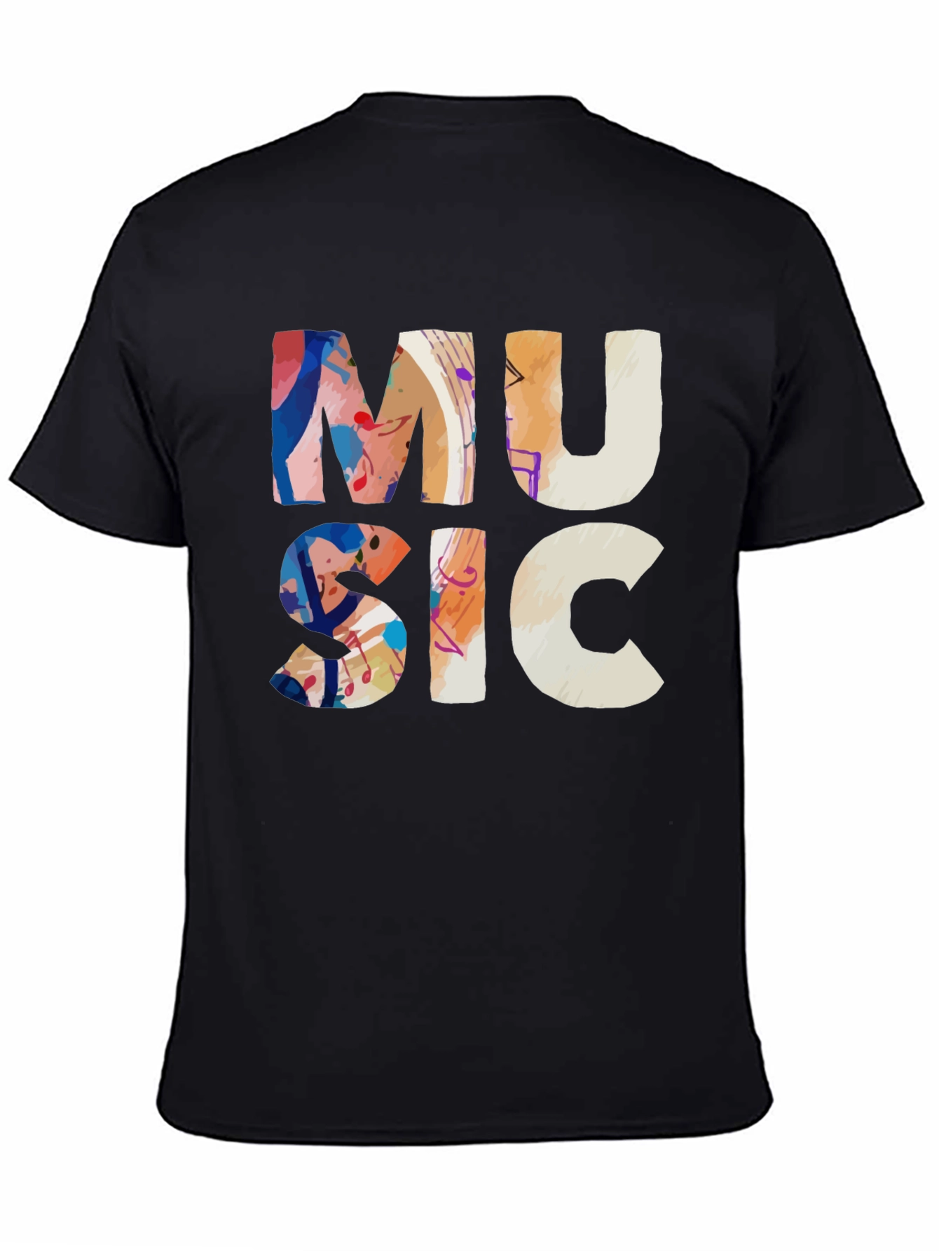 Music Graphic Tee - Artistic Design