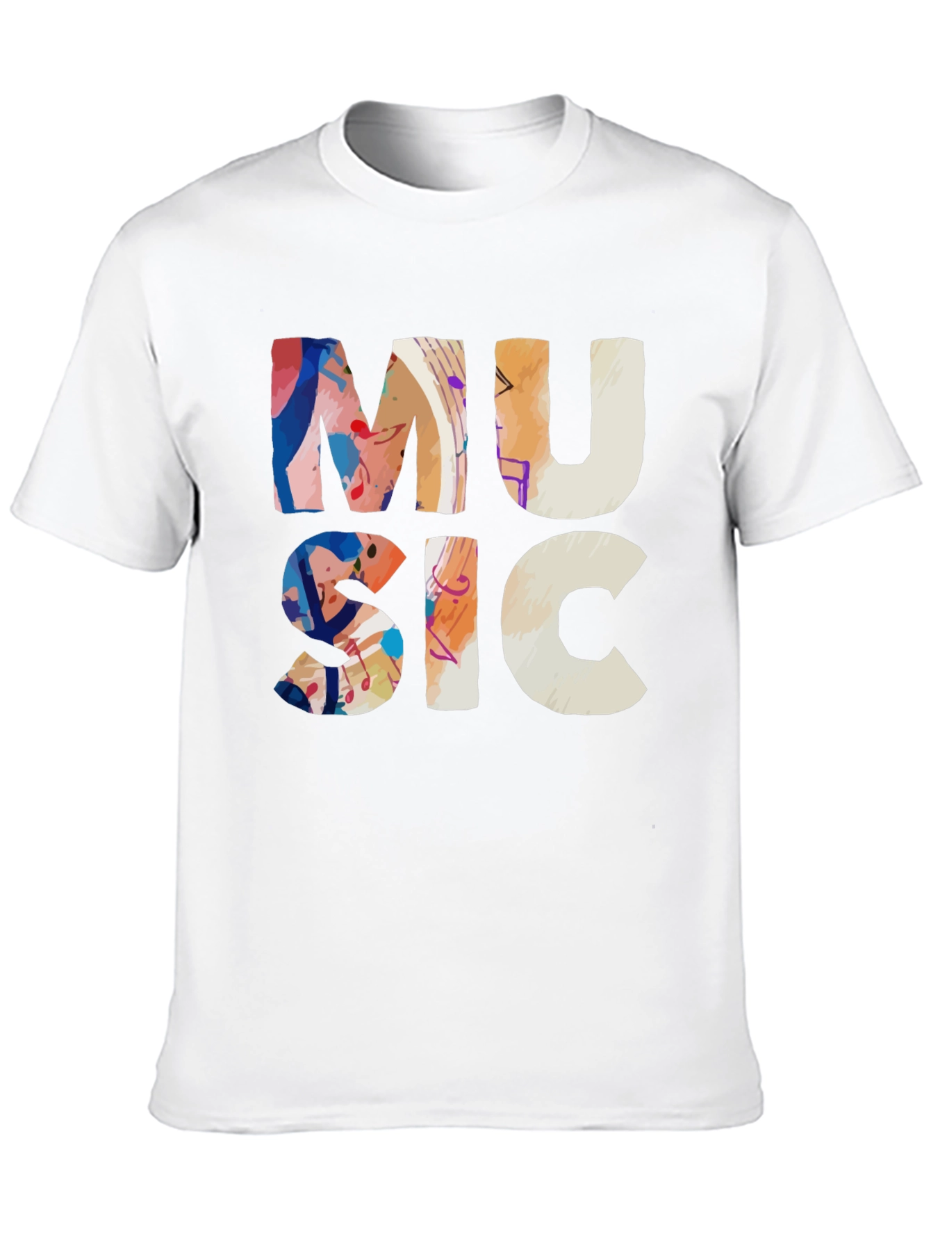 Music Graphic Tee - Artistic Design