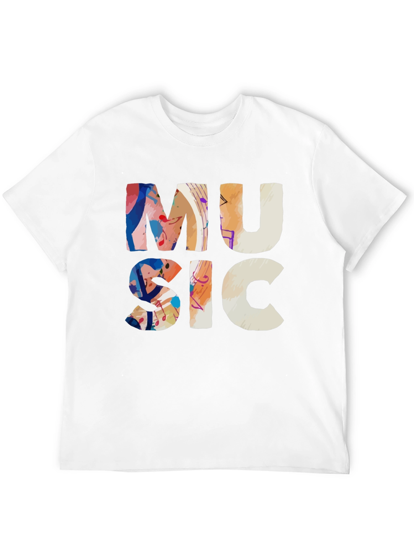 Music Graphic Tee - Artistic Design
