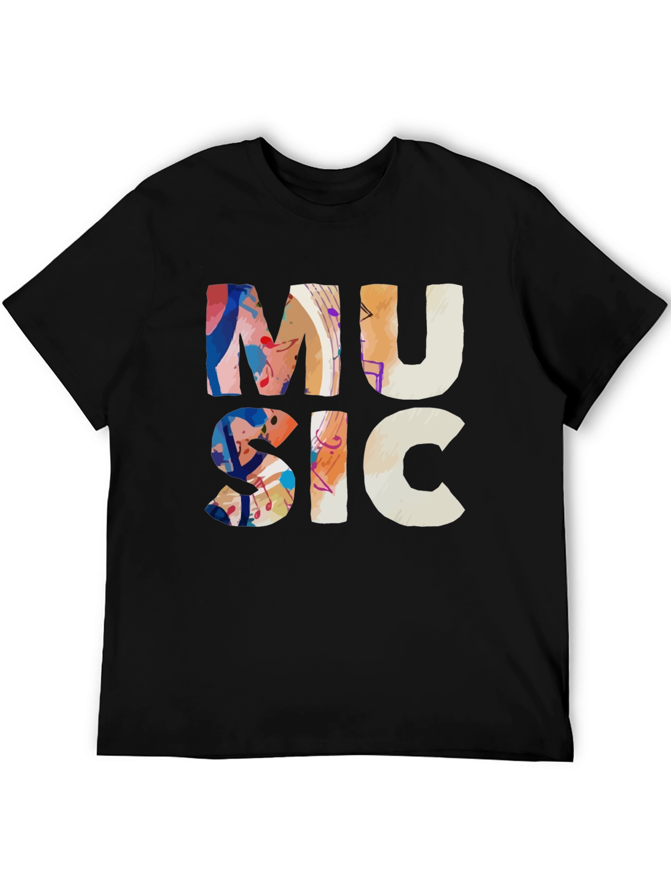 Music Graphic Tee - Artistic Design