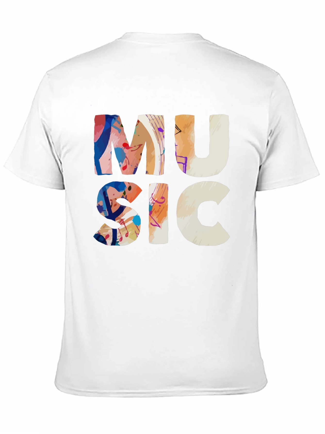 Music Graphic Tee - Artistic Design