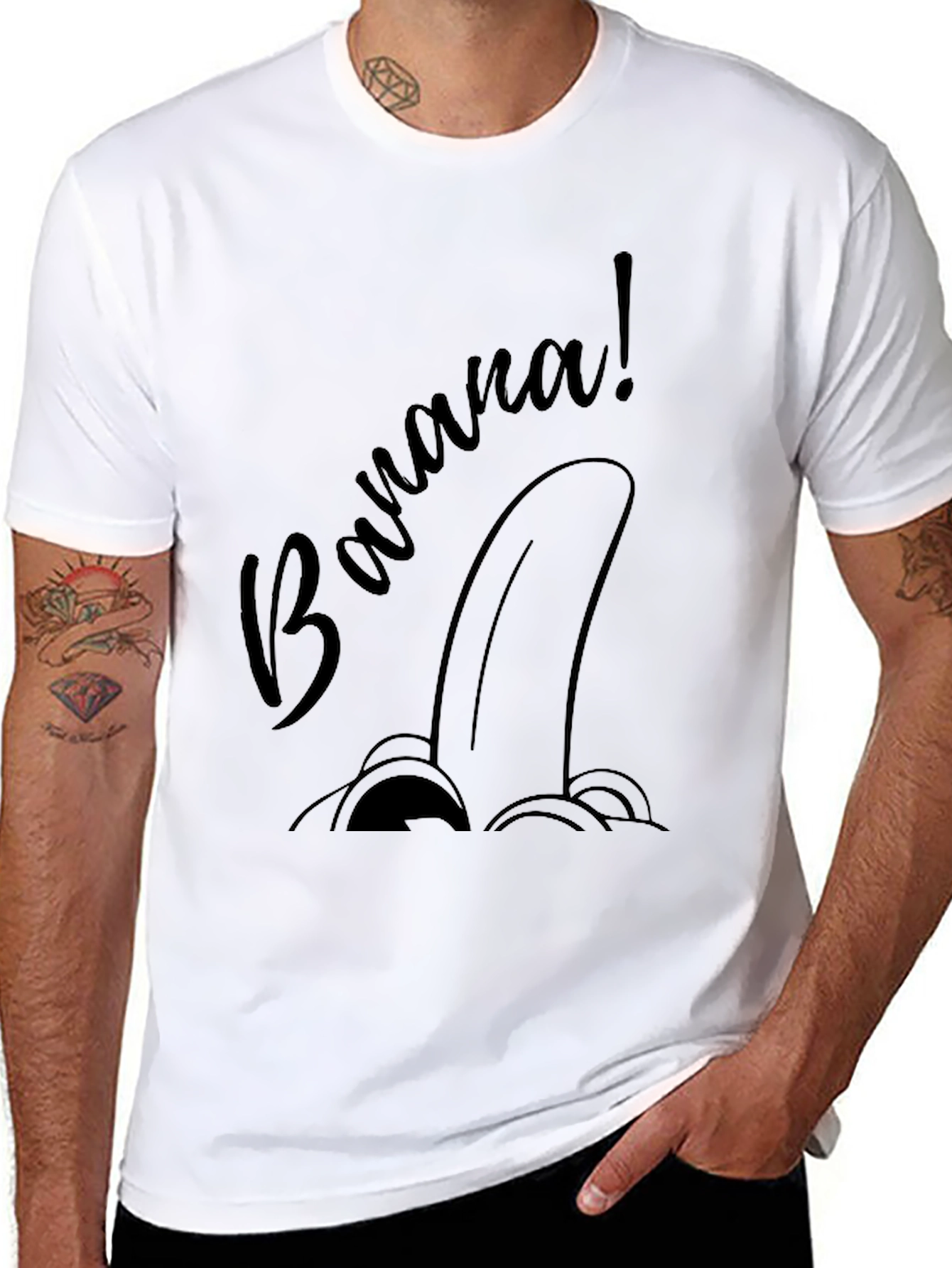 Banana Graphic T-Shirt - Funny Novelty Tee