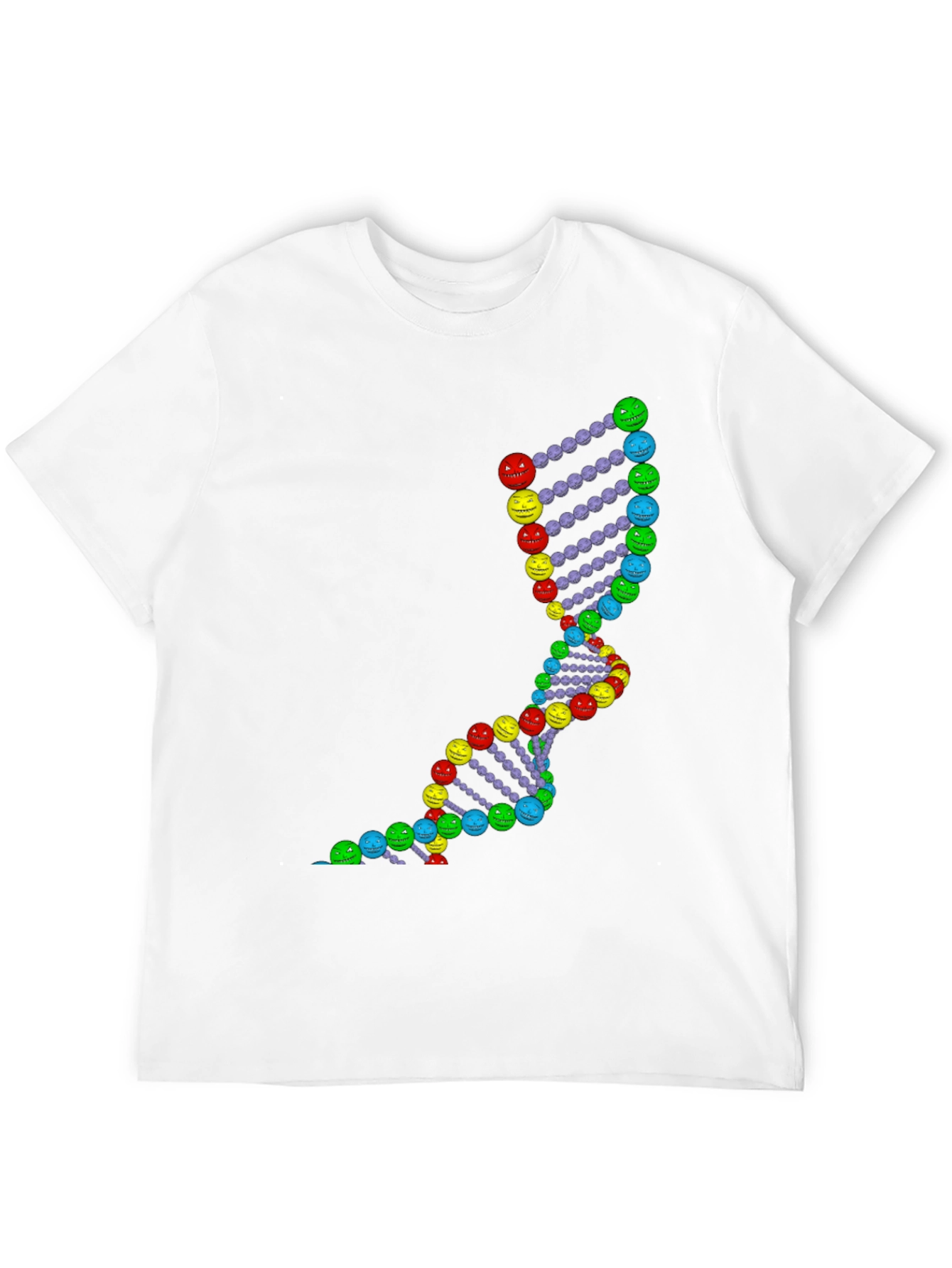DNA Smile Face T-Shirt - Science Humor Tee