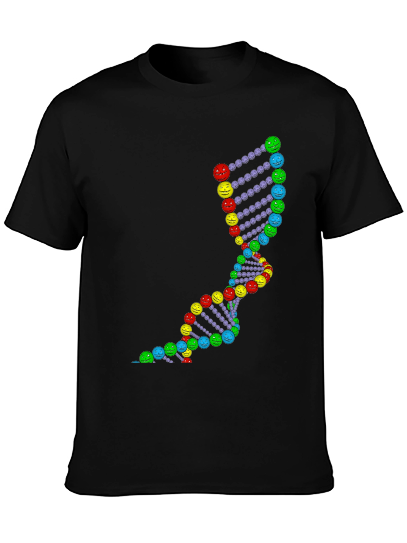 DNA Smile Face T-Shirt - Science Humor Tee