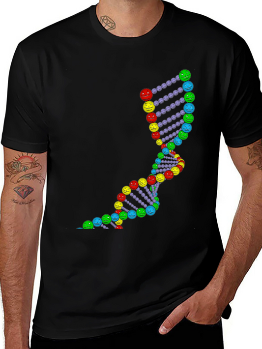 DNA Smile Face T-Shirt - Science Humor Tee