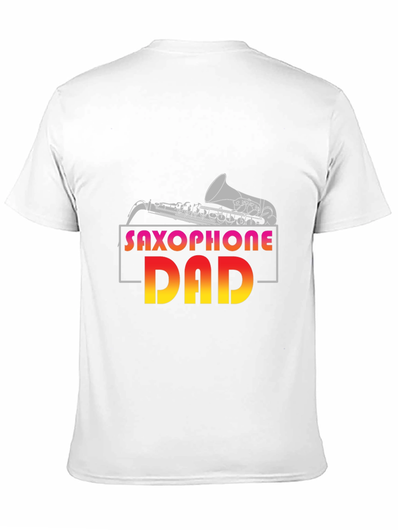 Saxophone Dad Graphic T-Shirt - Music Lover Gift