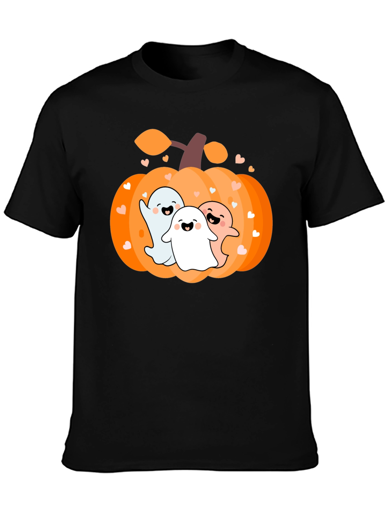 Cute Halloween Ghost Pumpkin T-Shirt