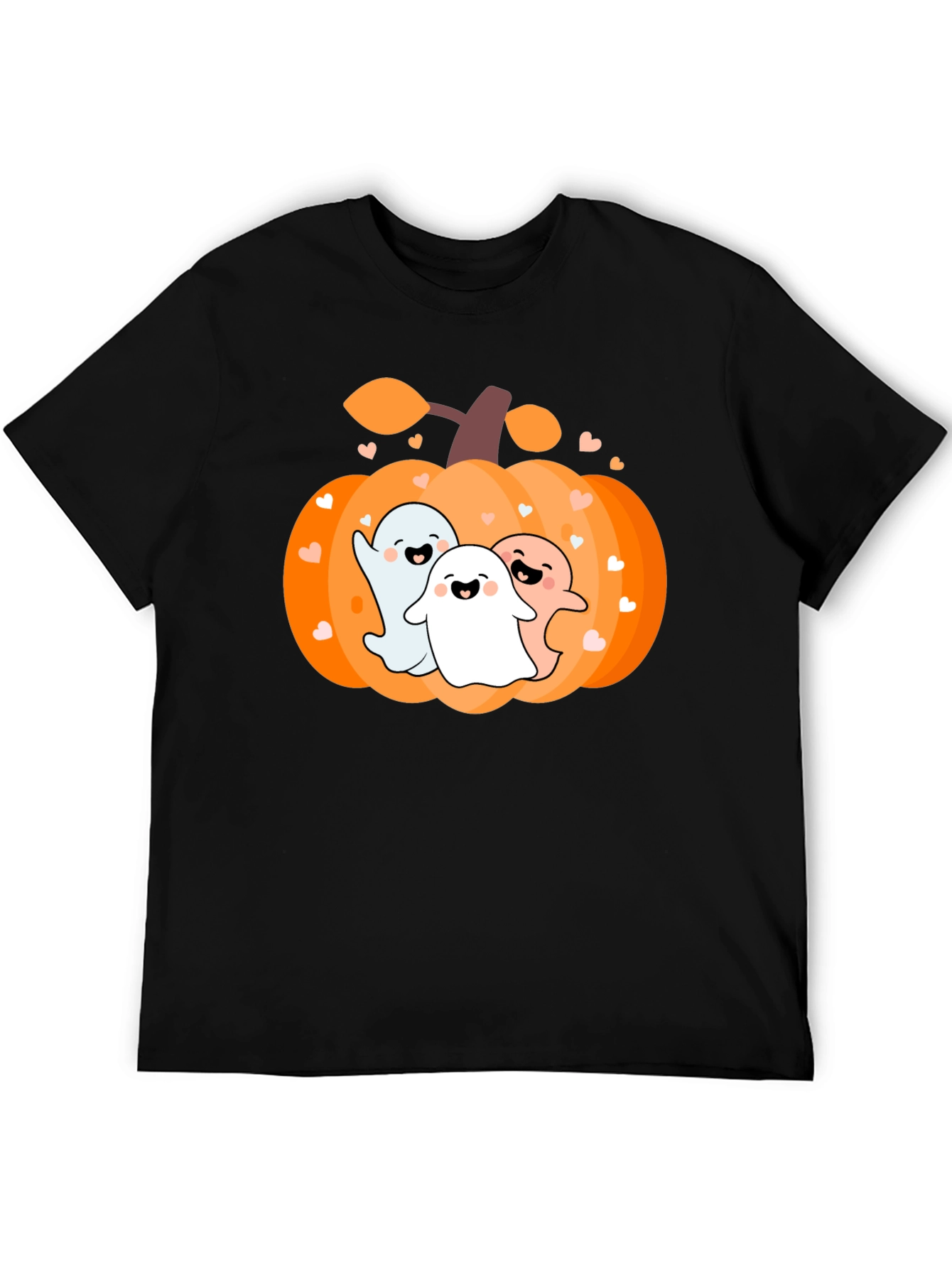 Cute Halloween Ghost Pumpkin T-Shirt