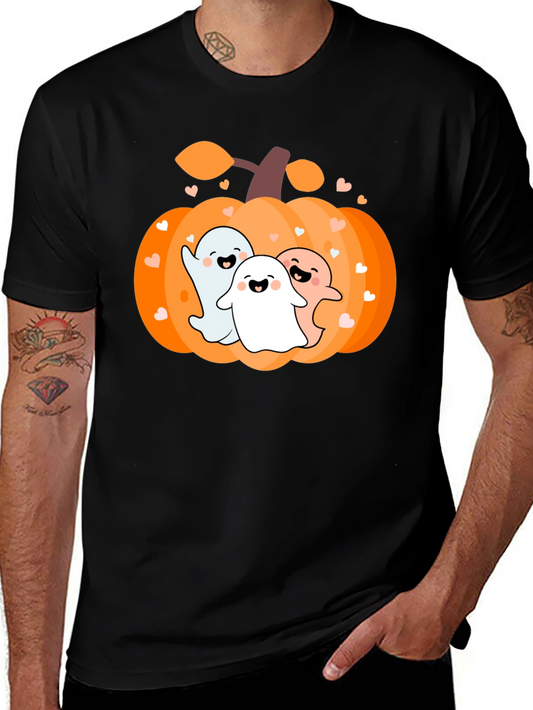 Cute Halloween Ghost Pumpkin T-Shirt