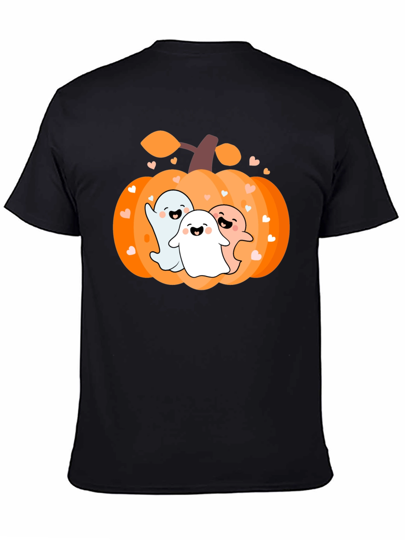 Cute Halloween Ghost Pumpkin T-Shirt