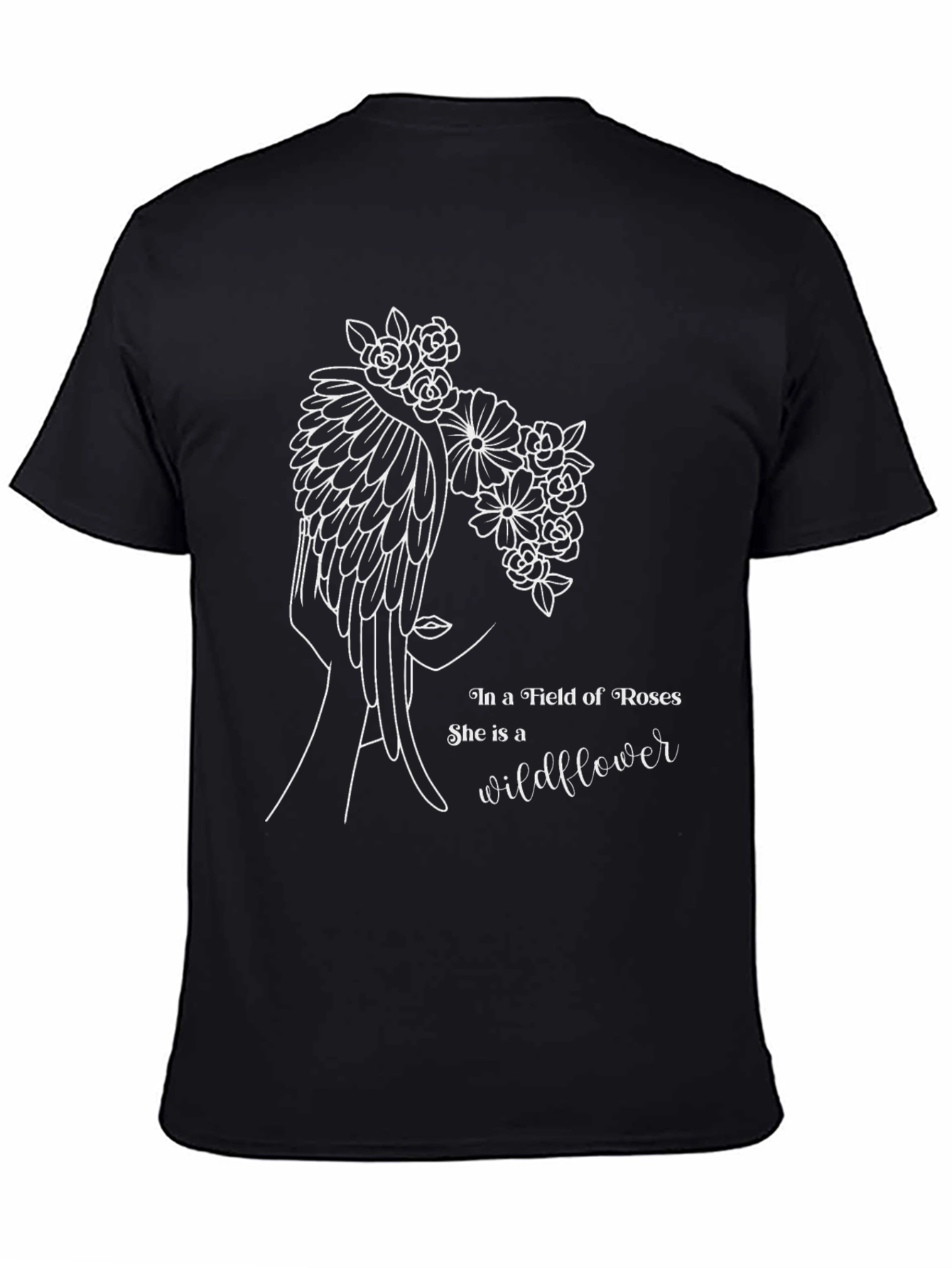 Wildflower Graphic Tee - Soft Cotton Blend